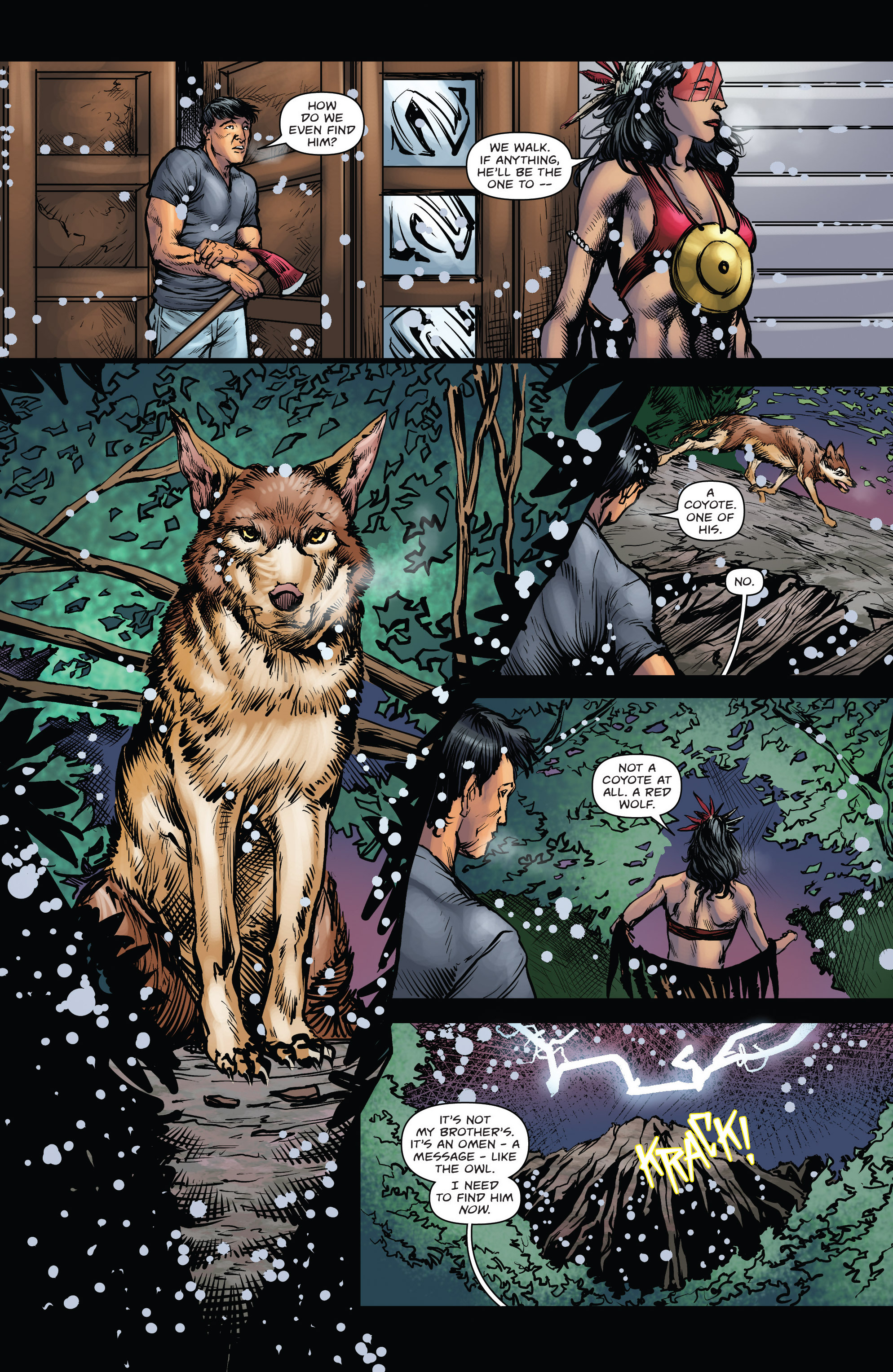 Read online Grimm Fairy Tales presents Dark Shaman comic -  Issue #4 - 7
