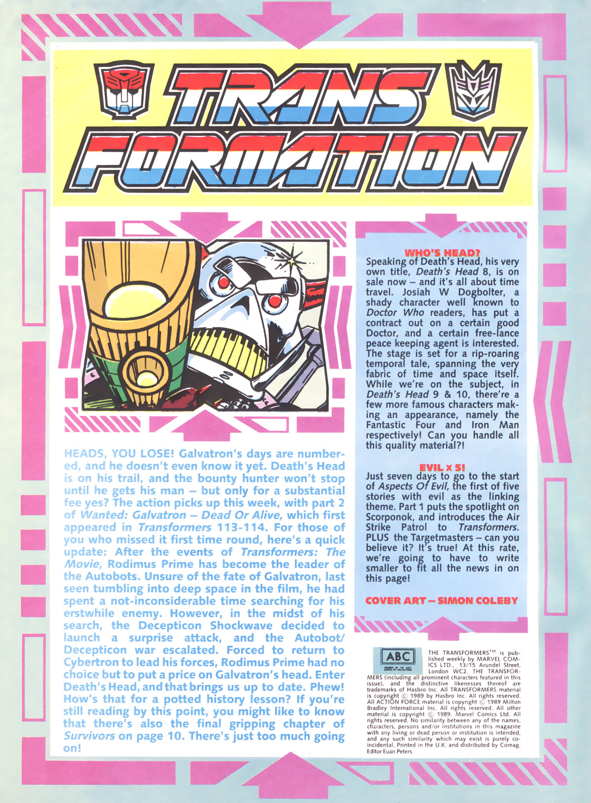 Read online The Transformers (UK) comic -  Issue #222 - 17