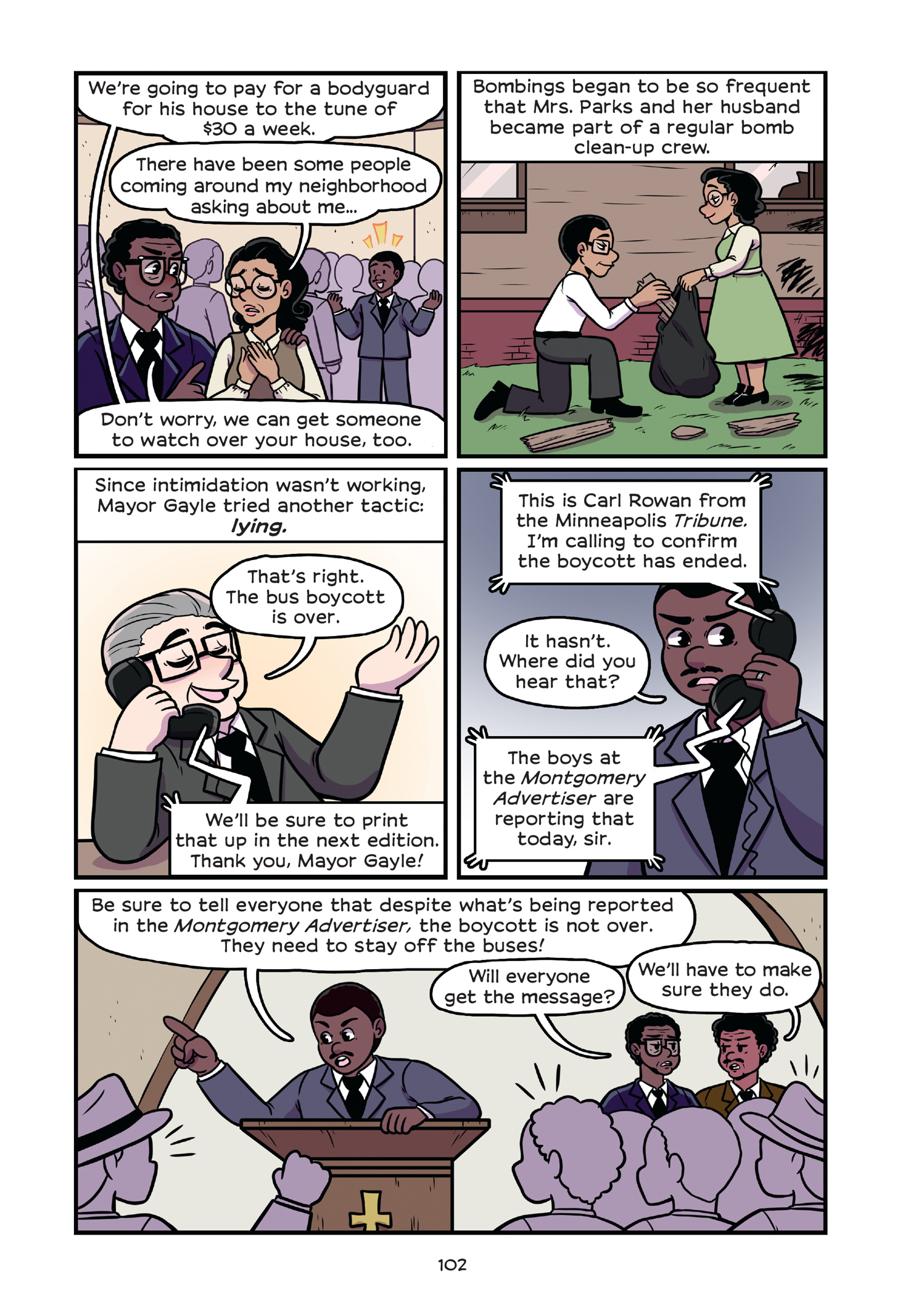 Read online History Comics comic -  Issue # Rosa Parks & Claudette Colvin - Civil Rights Heroes - 107