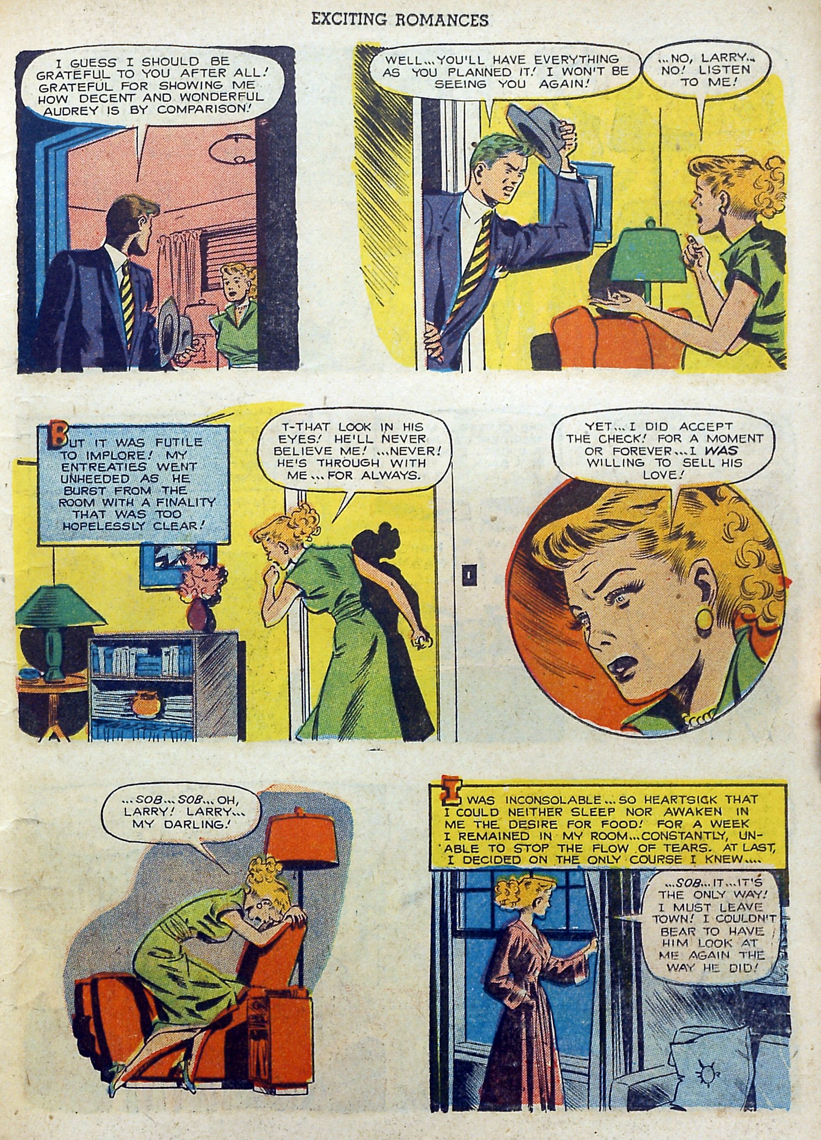 Read online Exciting Romances comic -  Issue #9 - 11