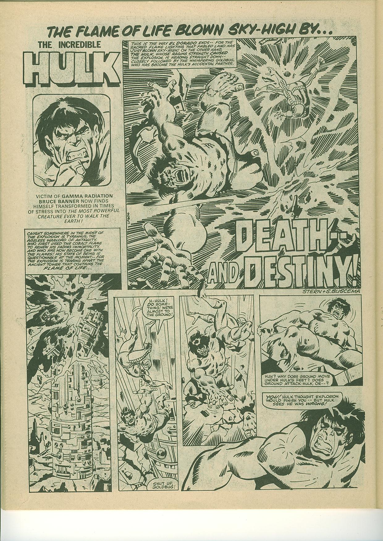 Read online The Incredible Hulk Weekly comic -  Issue #51 - 26