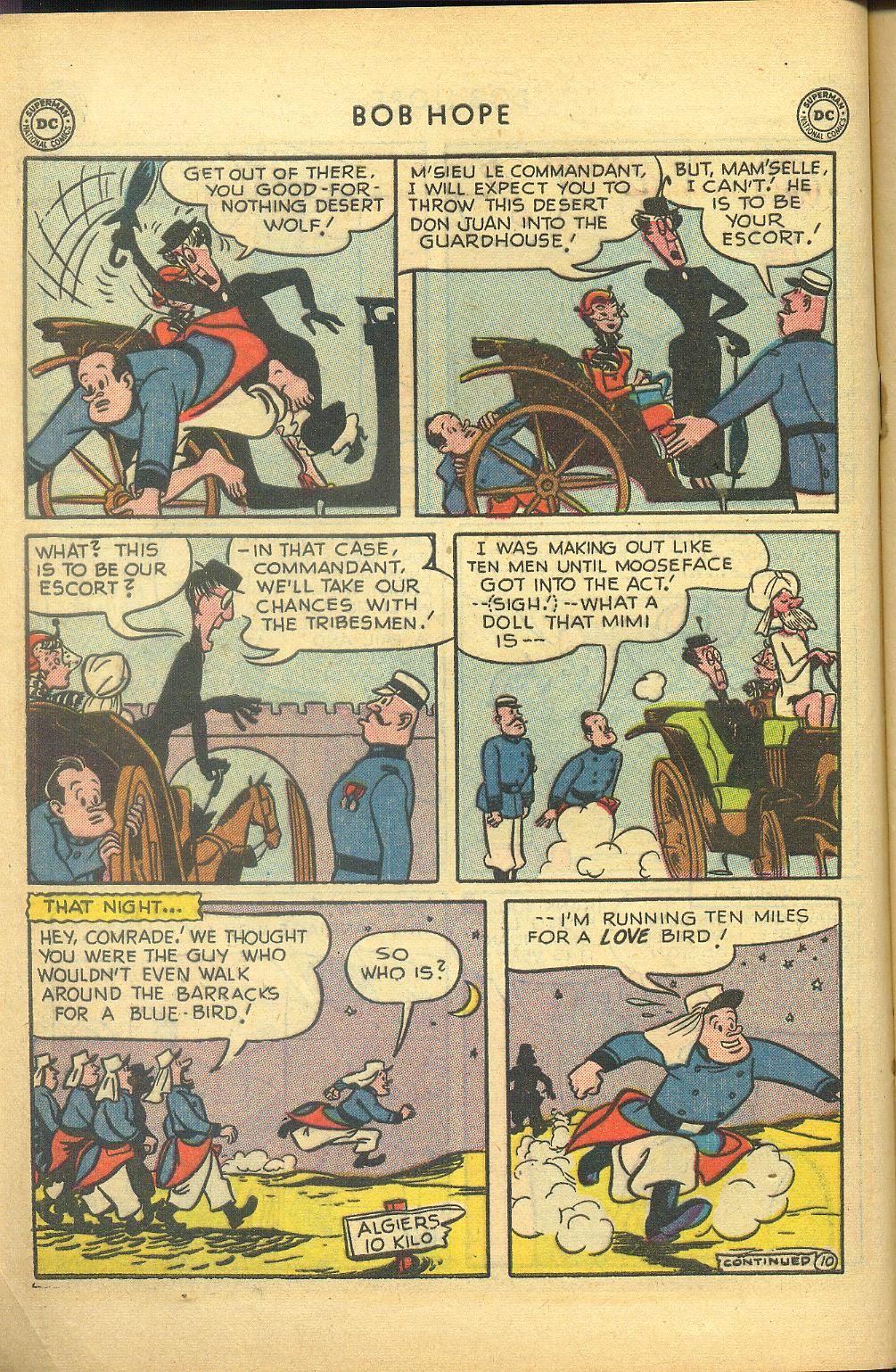 Read online The Adventures of Bob Hope comic -  Issue #10 - 12