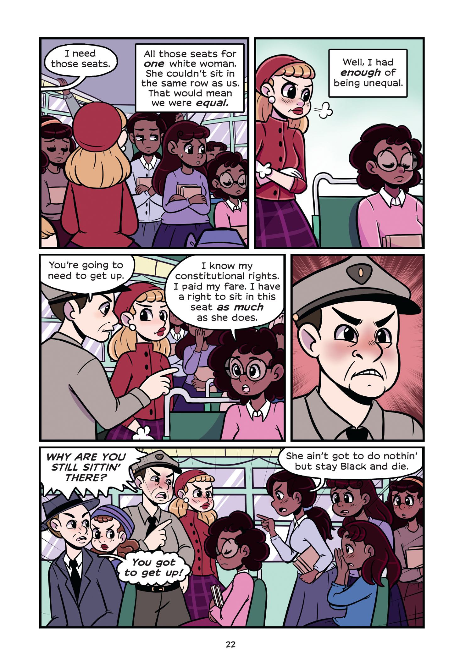 Read online History Comics comic -  Issue # Rosa Parks & Claudette Colvin - Civil Rights Heroes - 28