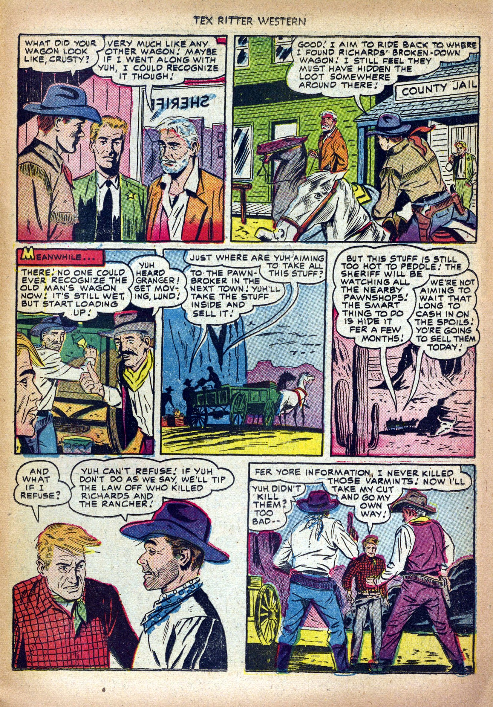 Read online Tex Ritter Western comic -  Issue #13 - 31