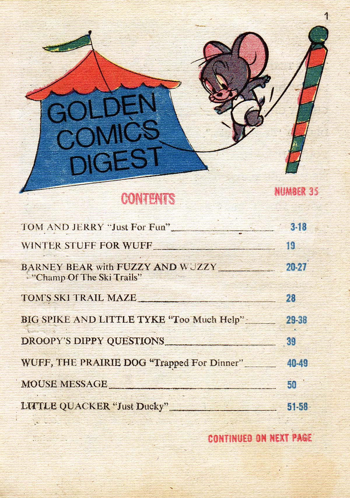 Read online Golden Comics Digest comic -  Issue #35 - 3