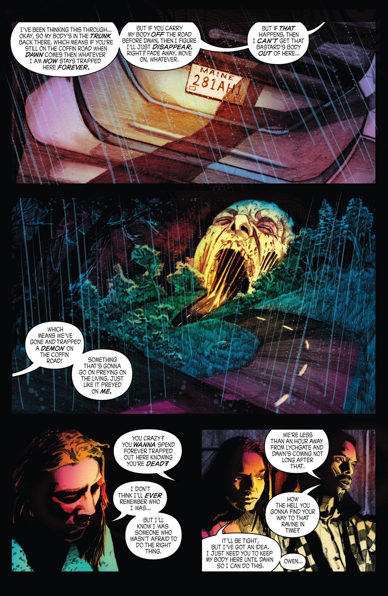 Read online John Carpenter's Night Terrors comic -  Issue # The Coffin Road - 80