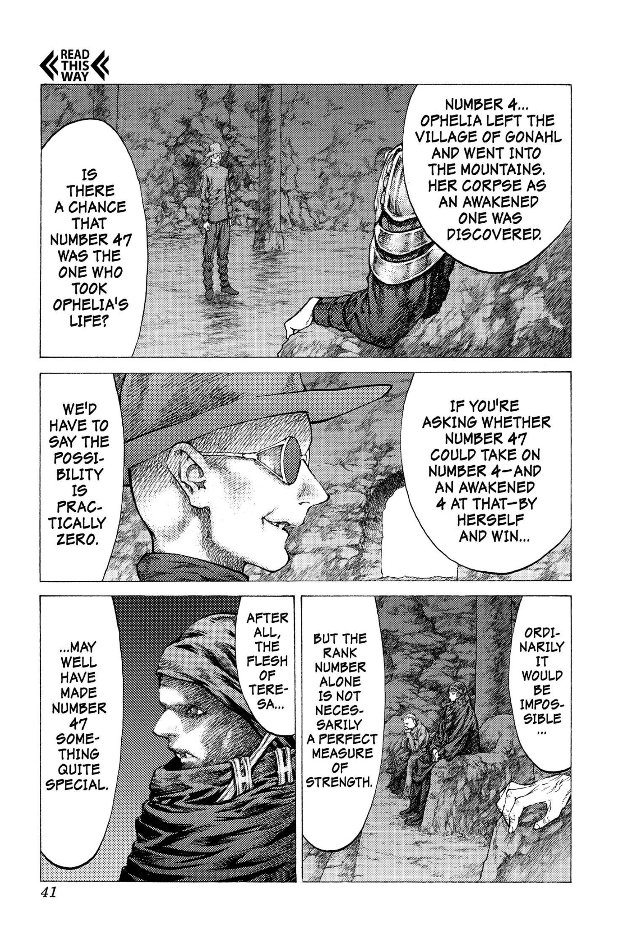 Read online Claymore comic -  Issue #8 - 38
