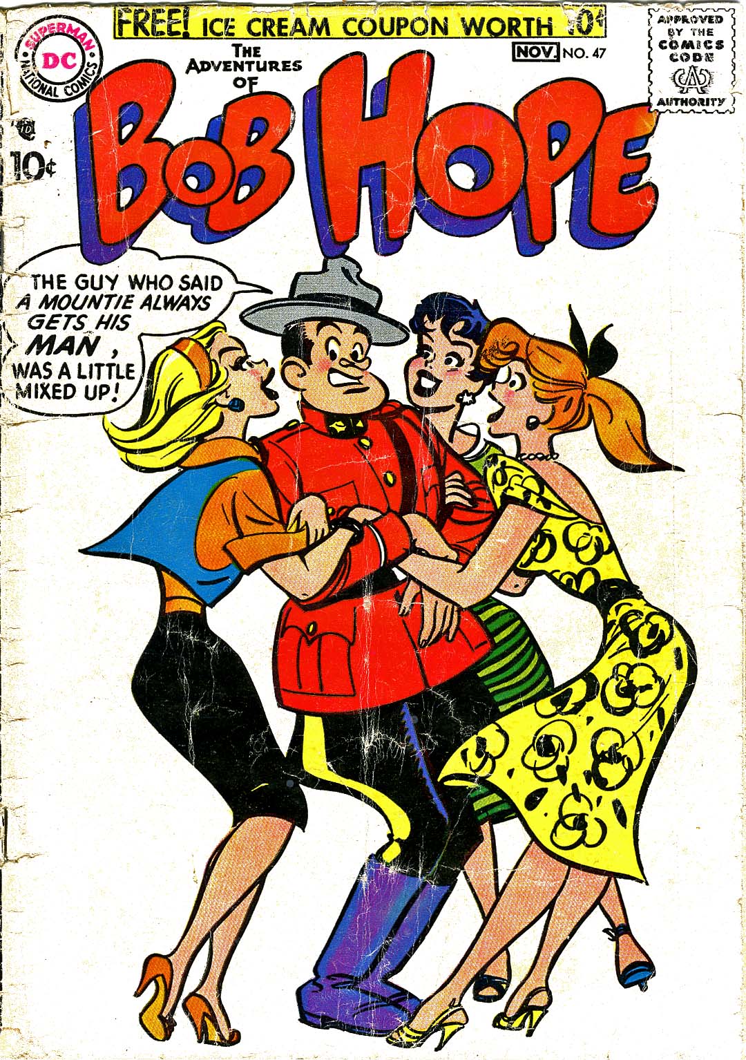Read online The Adventures of Bob Hope comic -  Issue #47 - 1