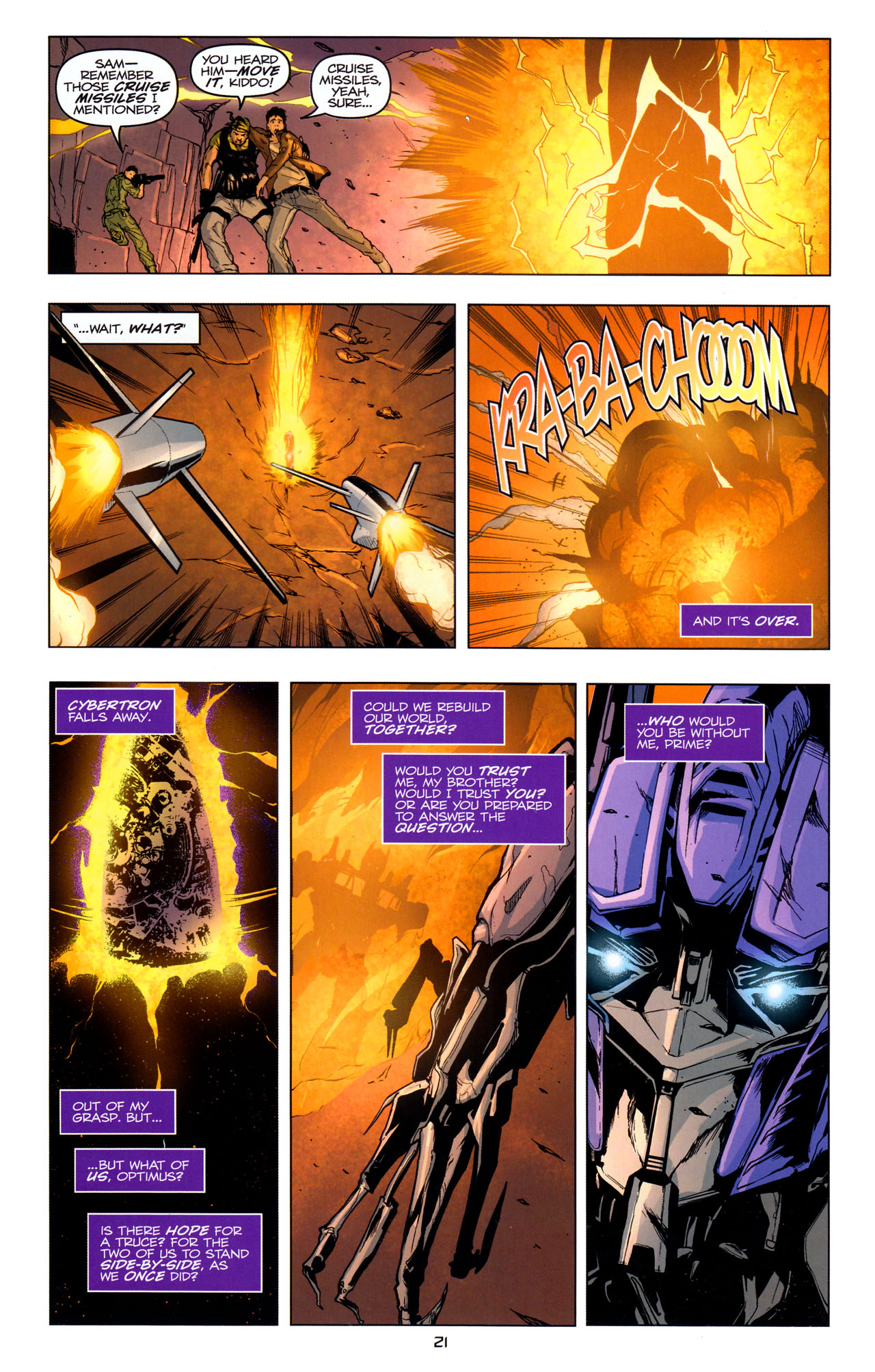 Read online Transformers: Dark of the Moon Movie Adaptation comic -  Issue #4 - 22