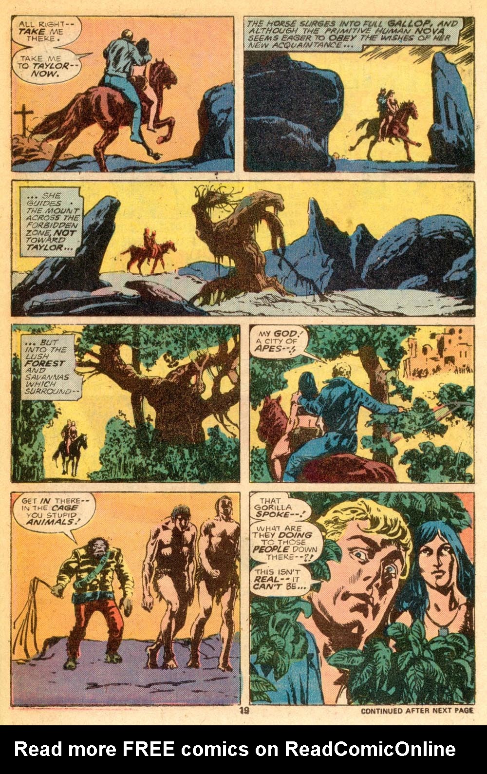 Read online Adventures on the Planet of the Apes comic -  Issue #7 - 13