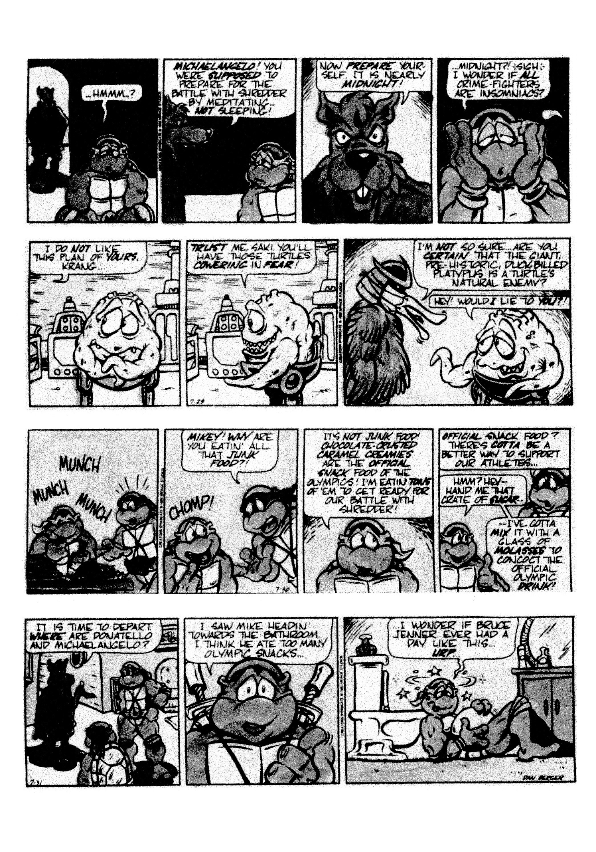 Read online Teenage Mutant Ninja Turtles: Complete Newspaper Daily Comic Strip Collection comic -  Issue # TPB 2 (Part 2) - 23