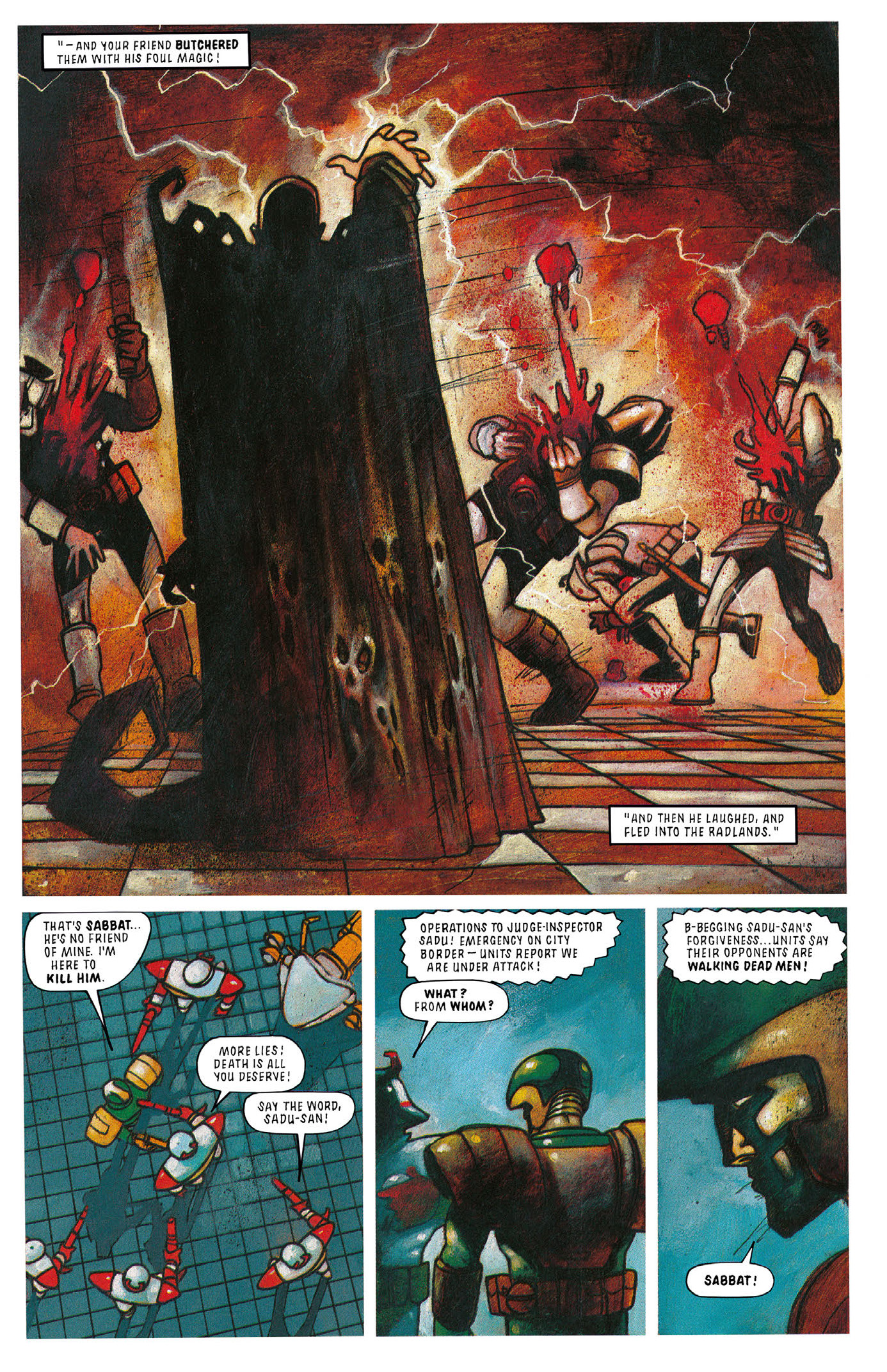 Read online Essential Judge Dredd: Judgement Day comic -  Issue # TPB - 26