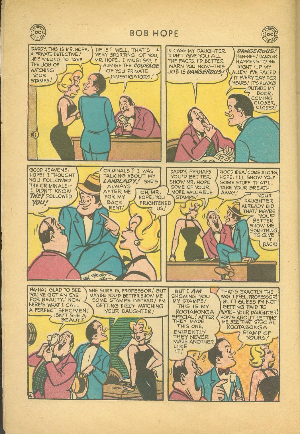 Read online The Adventures of Bob Hope comic -  Issue #48 - 6
