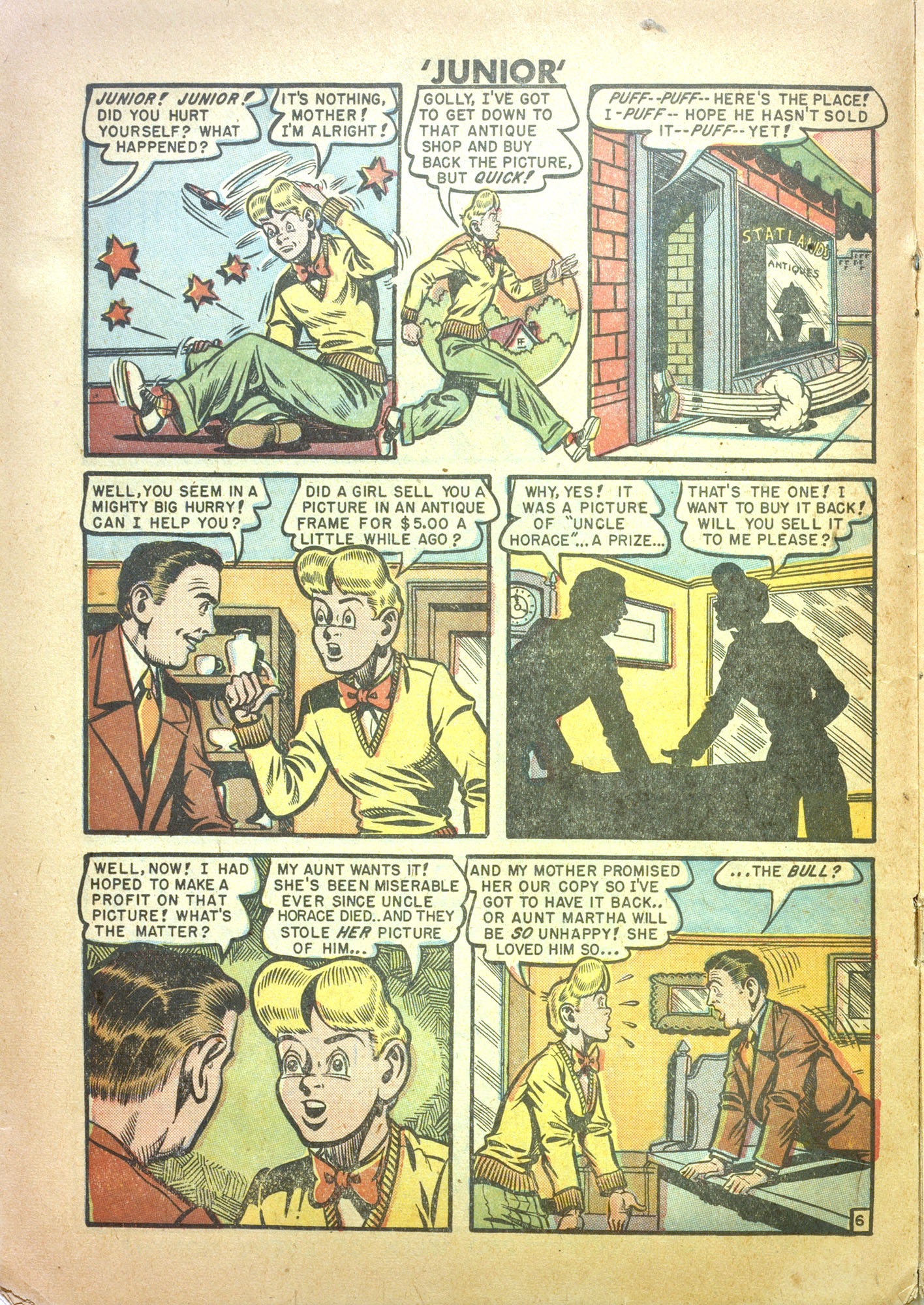 Read online Junior (1947) comic -  Issue #13 - 16