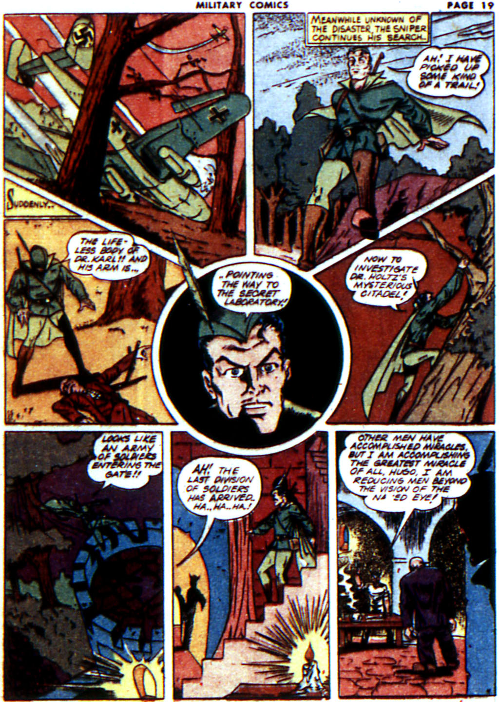 Read online Military Comics comic -  Issue #14 - 21