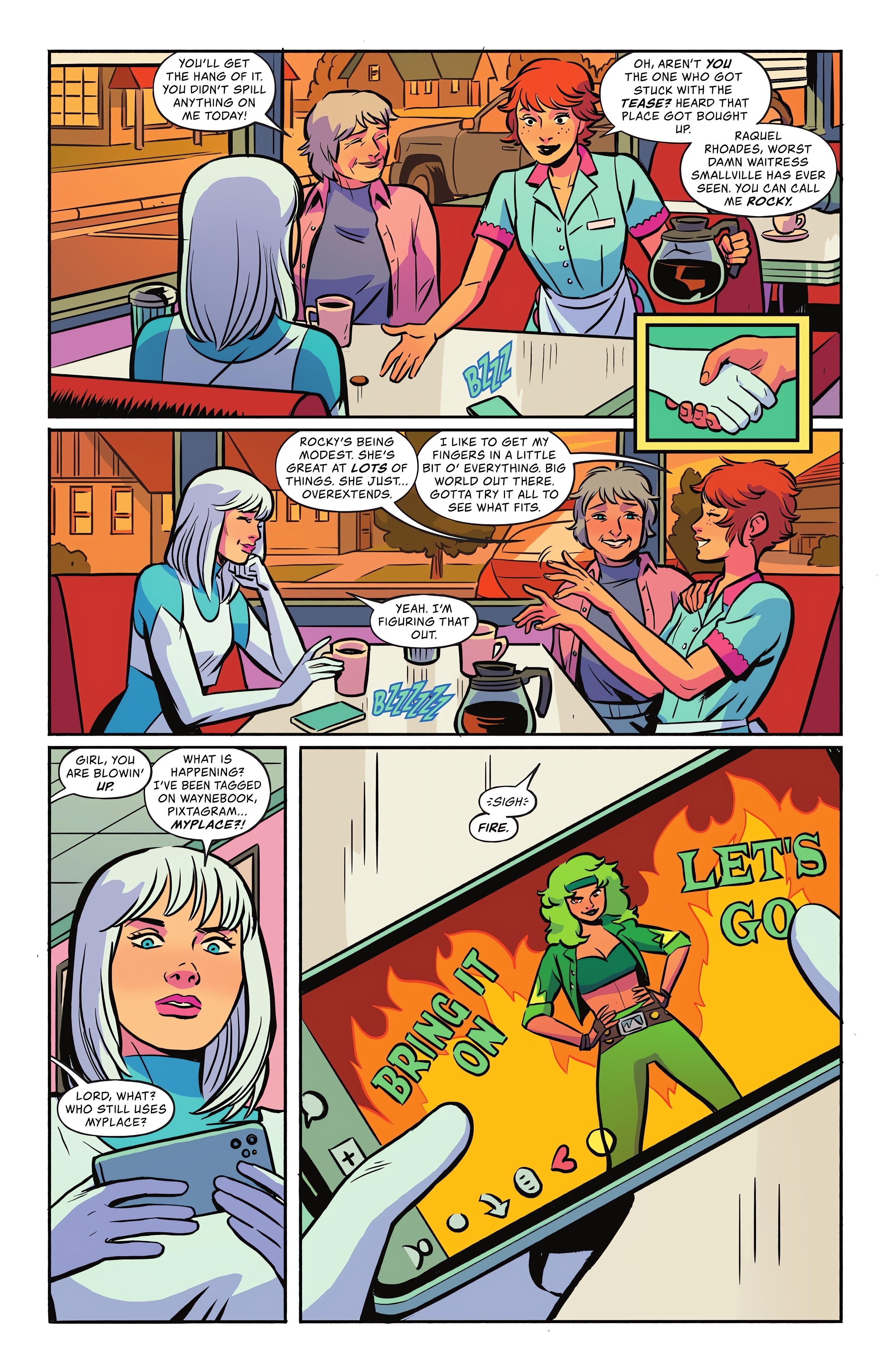 Read online Fire & Ice: Welcome to Smallville comic -  Issue #1 - 12