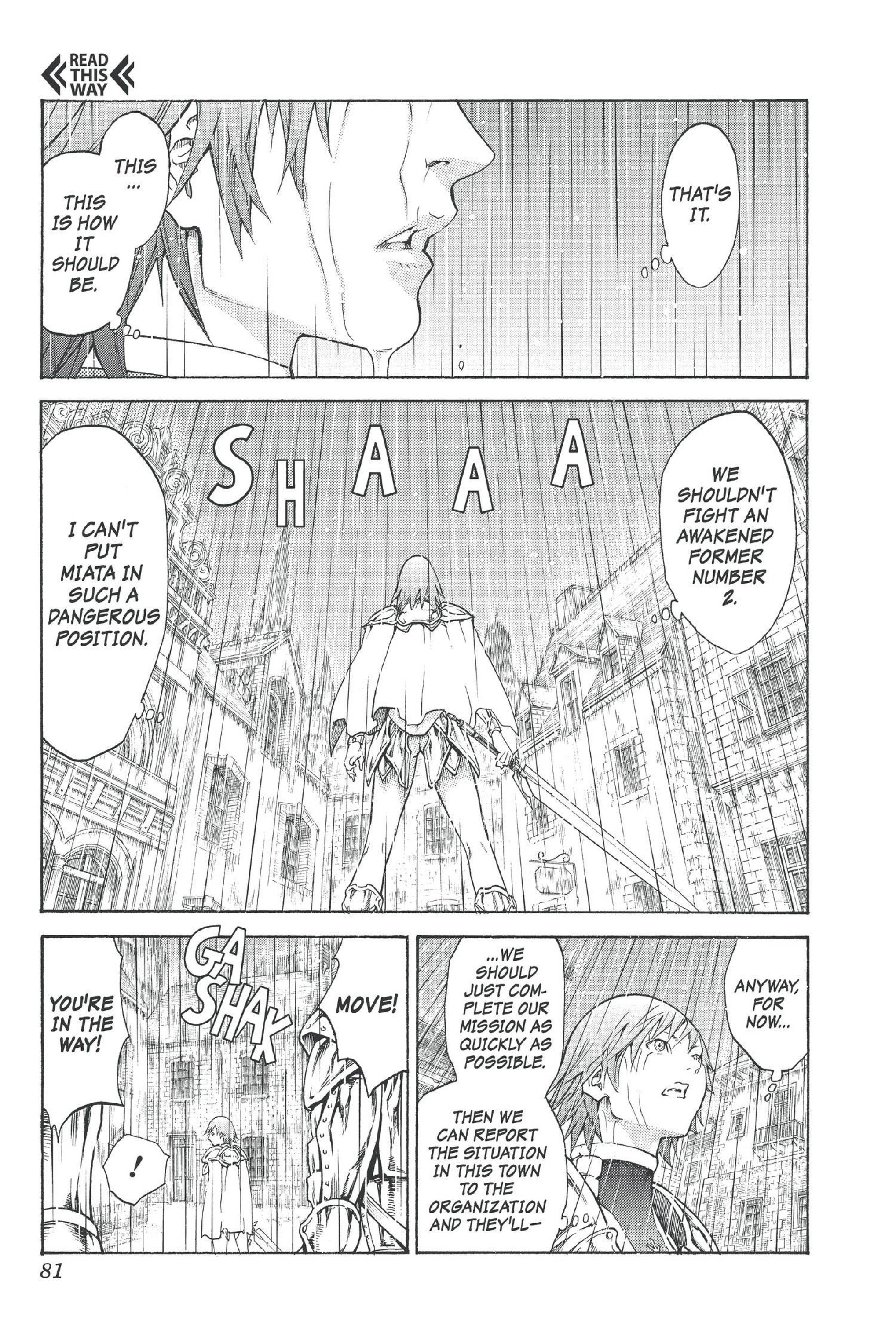 Read online Claymore comic -  Issue #14 - 76