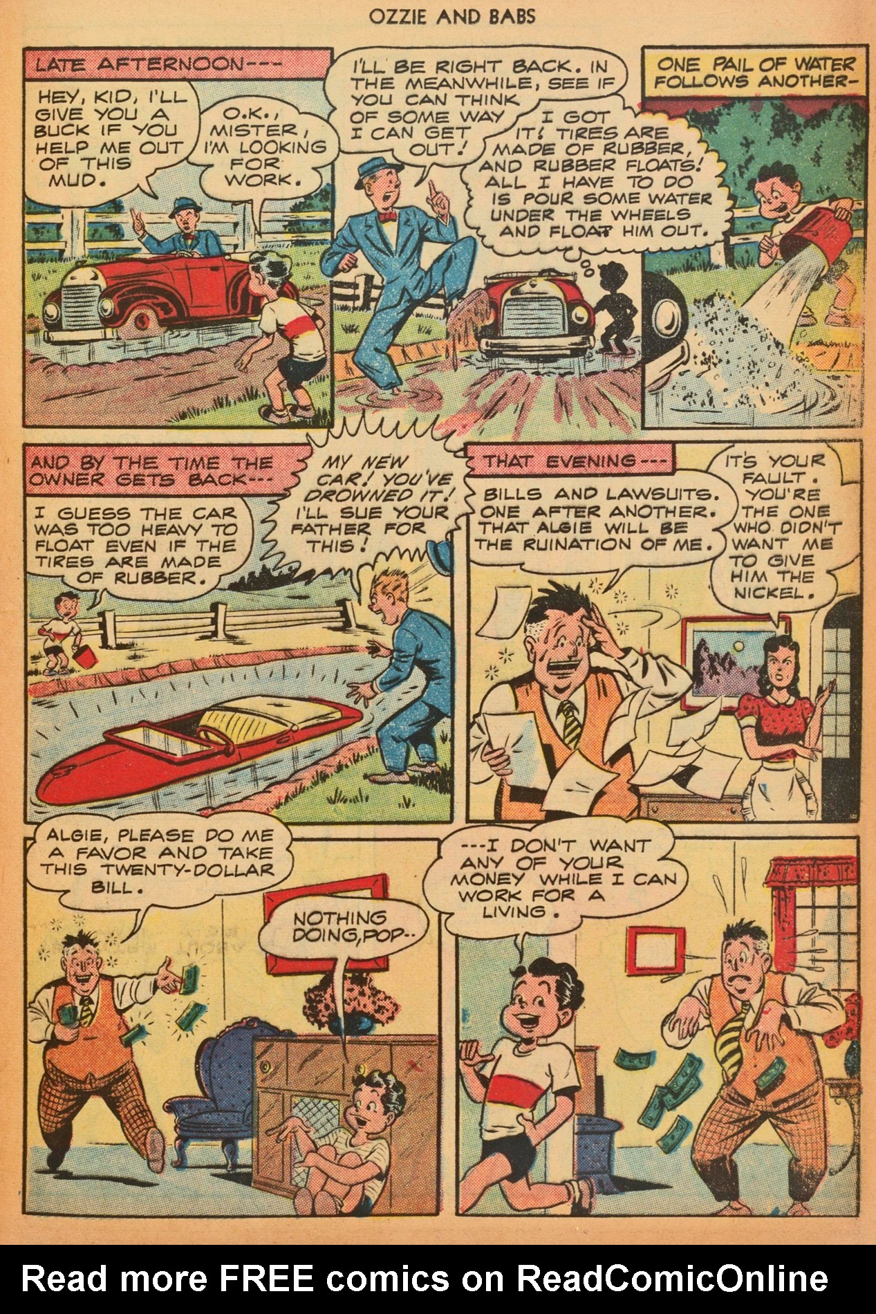 Read online Ozzie And Babs comic -  Issue #4 - 17