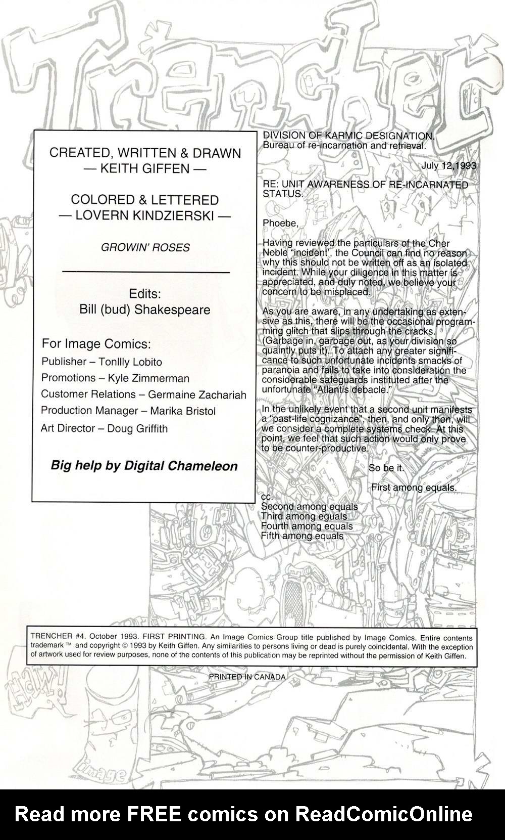 Read online Trencher comic -  Issue #4 - 2