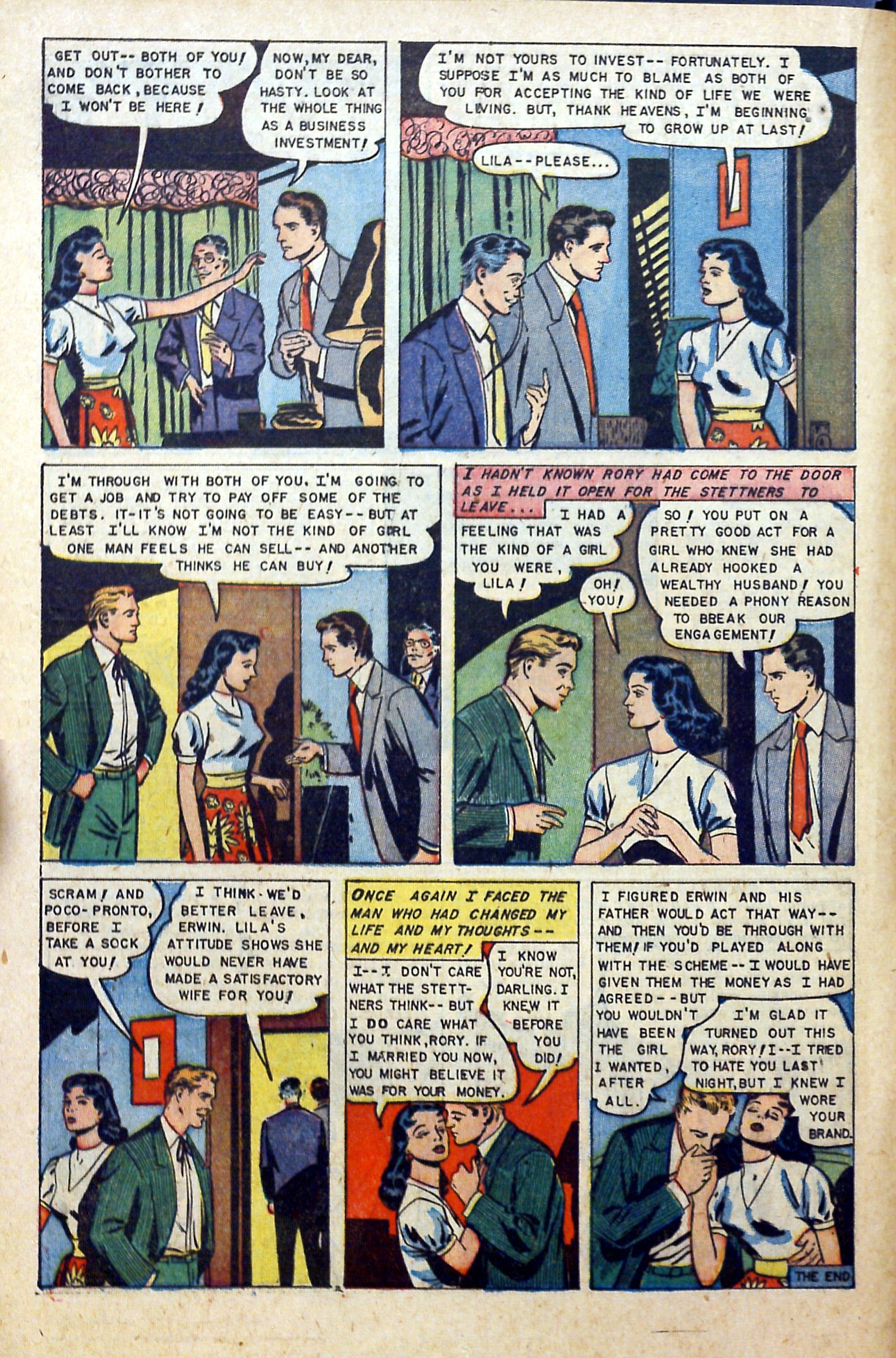 Read online Glamorous Romances comic -  Issue #68 - 16