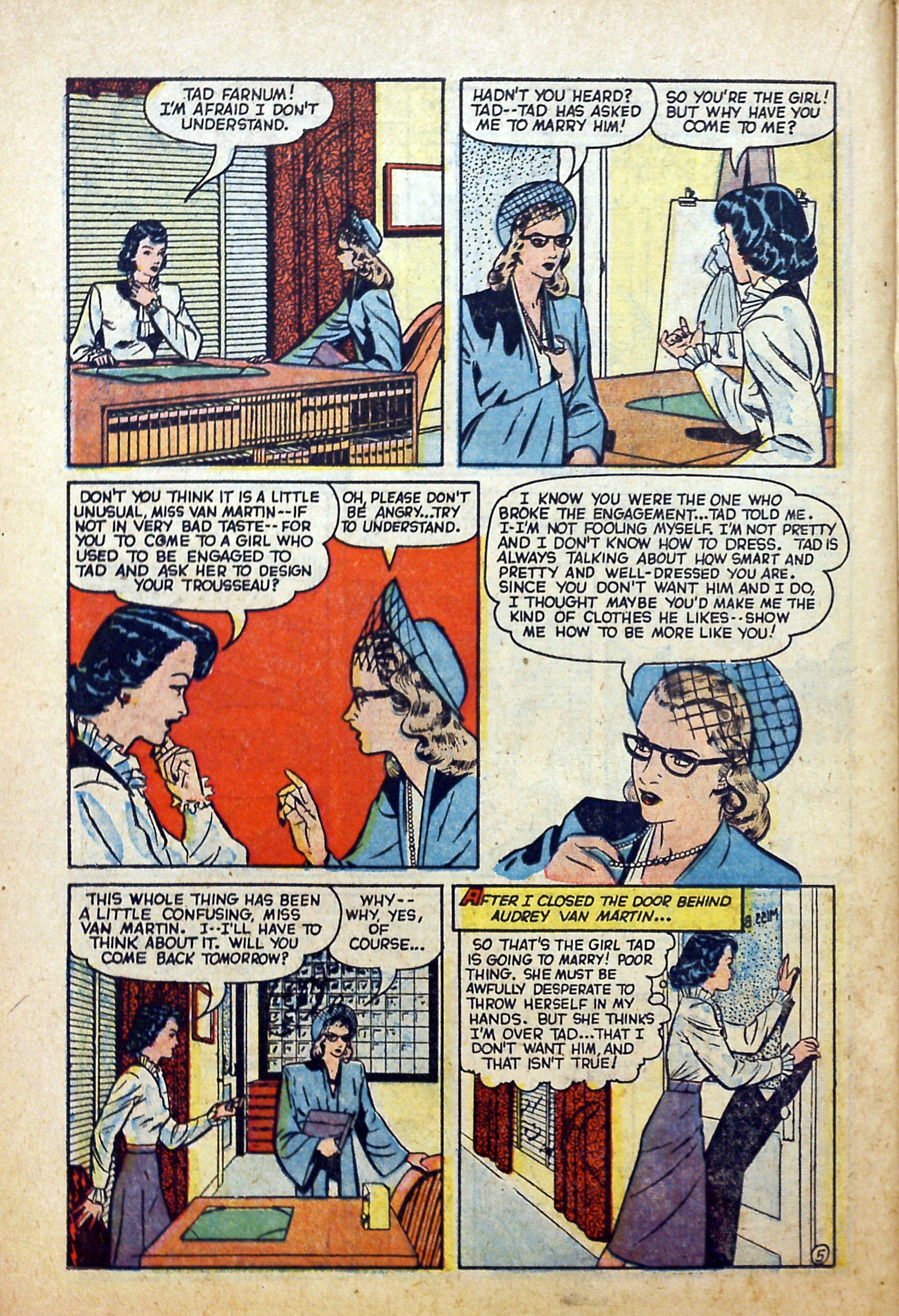 Read online Glamorous Romances comic -  Issue #80 - 22