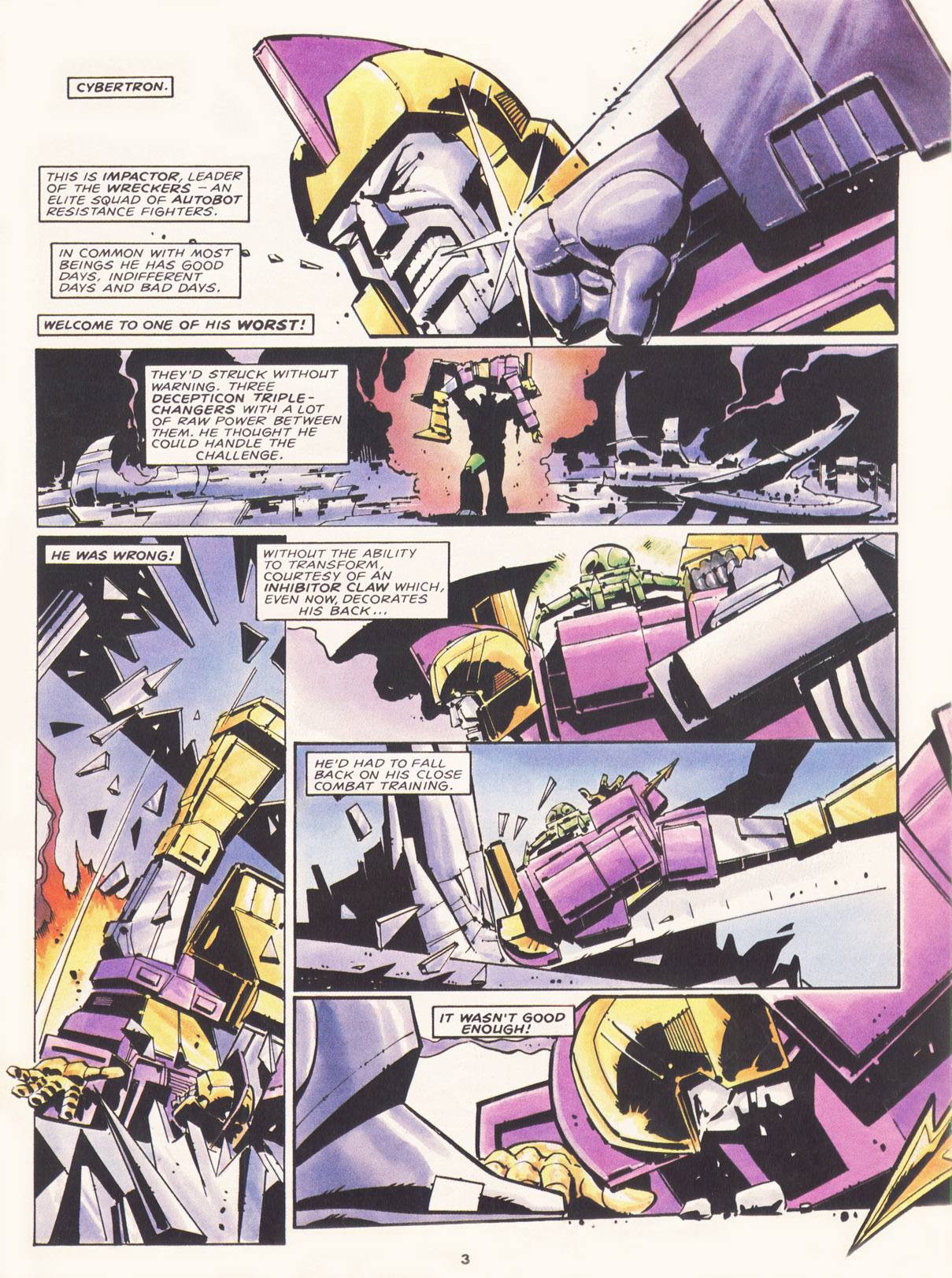 Read online The Transformers (UK) comic -  Issue #84 - 3