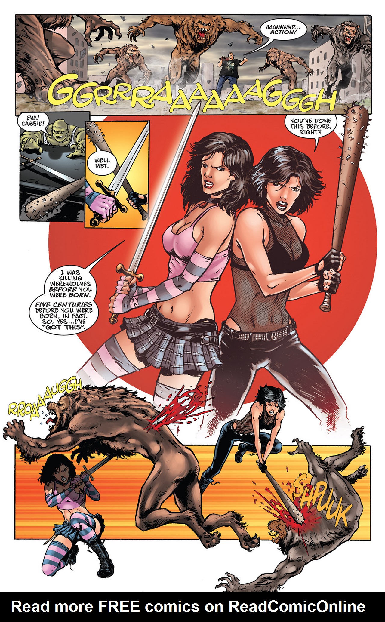 Read online Hack/Slash/Eva Monster's Ball comic -  Issue # _TPB - 41