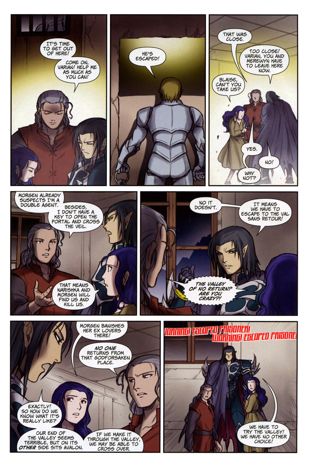 Read online Lords of Avalon: Knight of Darkness comic -  Issue #2 - 18