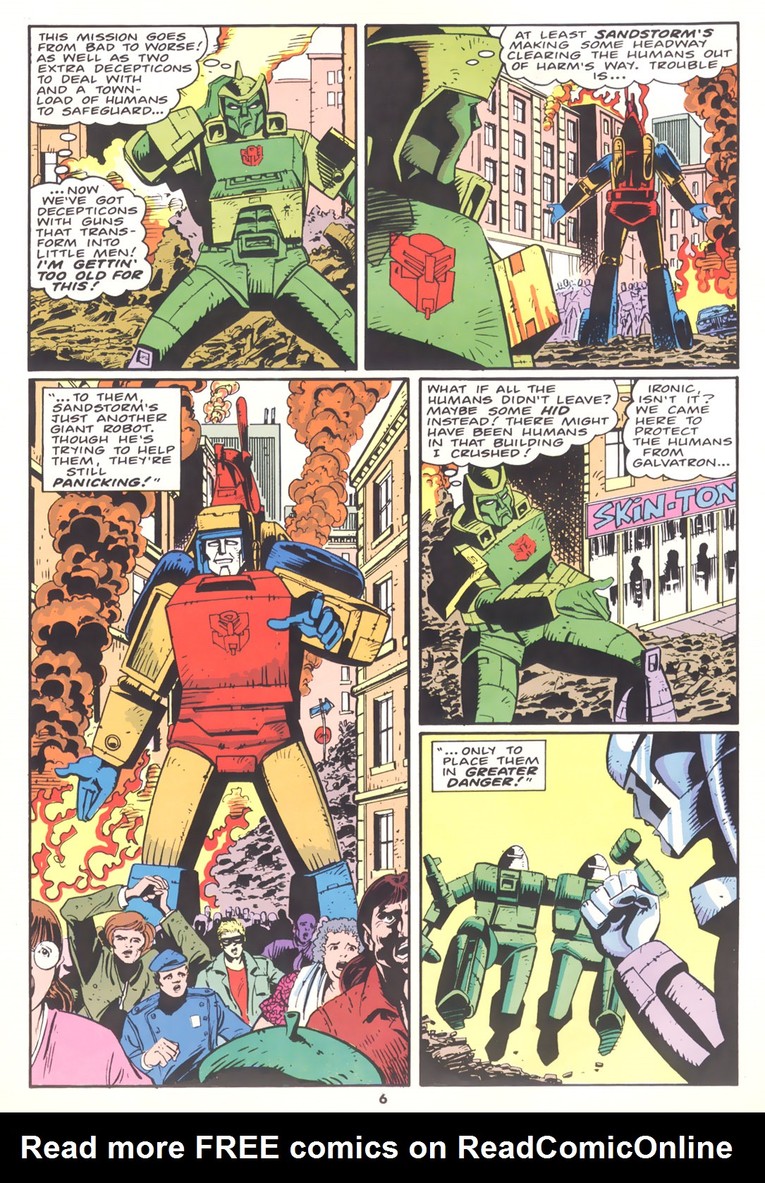 Read online The Transformers (UK) comic -  Issue #173 - 6