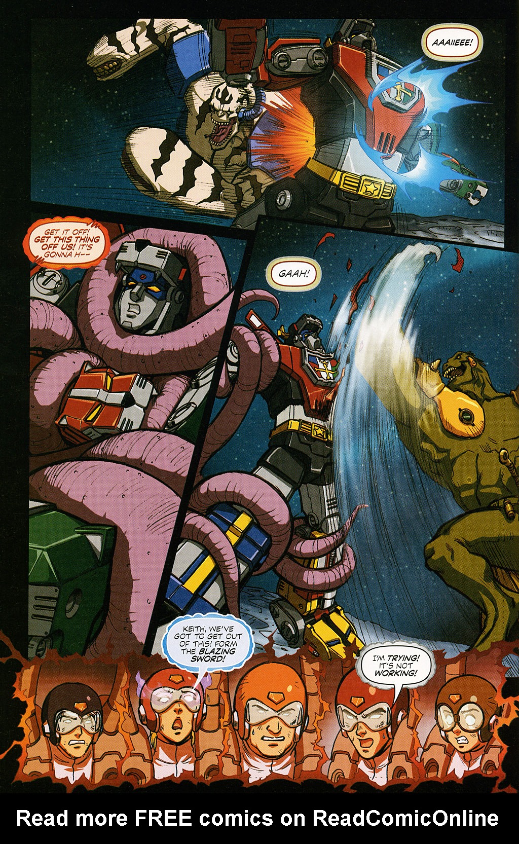 Read online Voltron: Defender of the Universe comic -  Issue #5 - 7