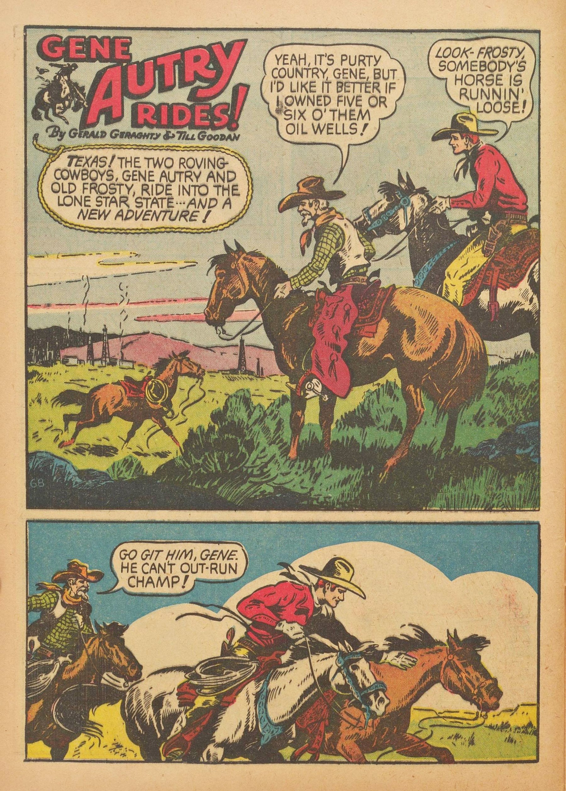Read online Gene Autry Comics comic -  Issue #2 - 52