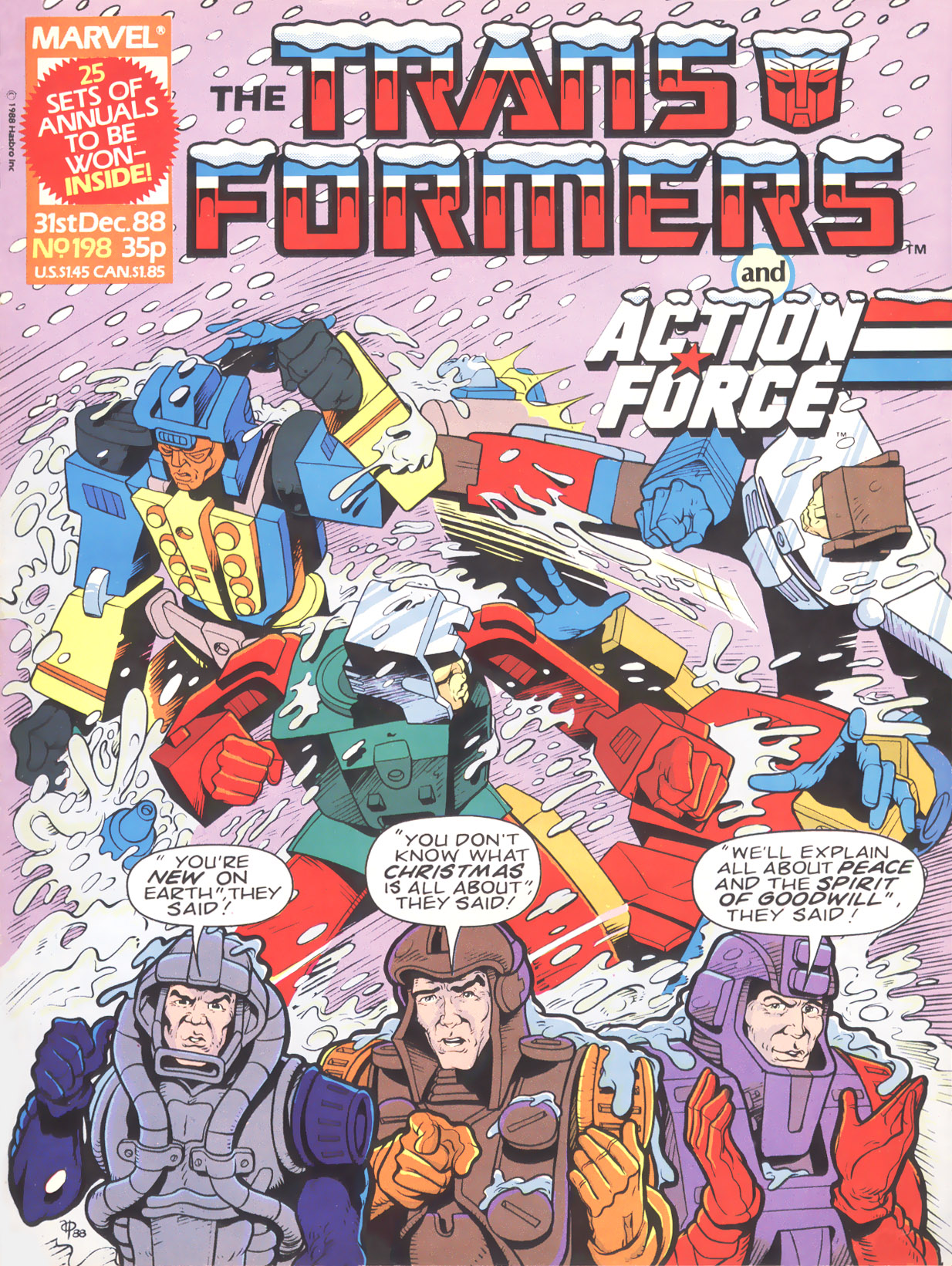 Read online The Transformers (UK) comic -  Issue #198 - 1