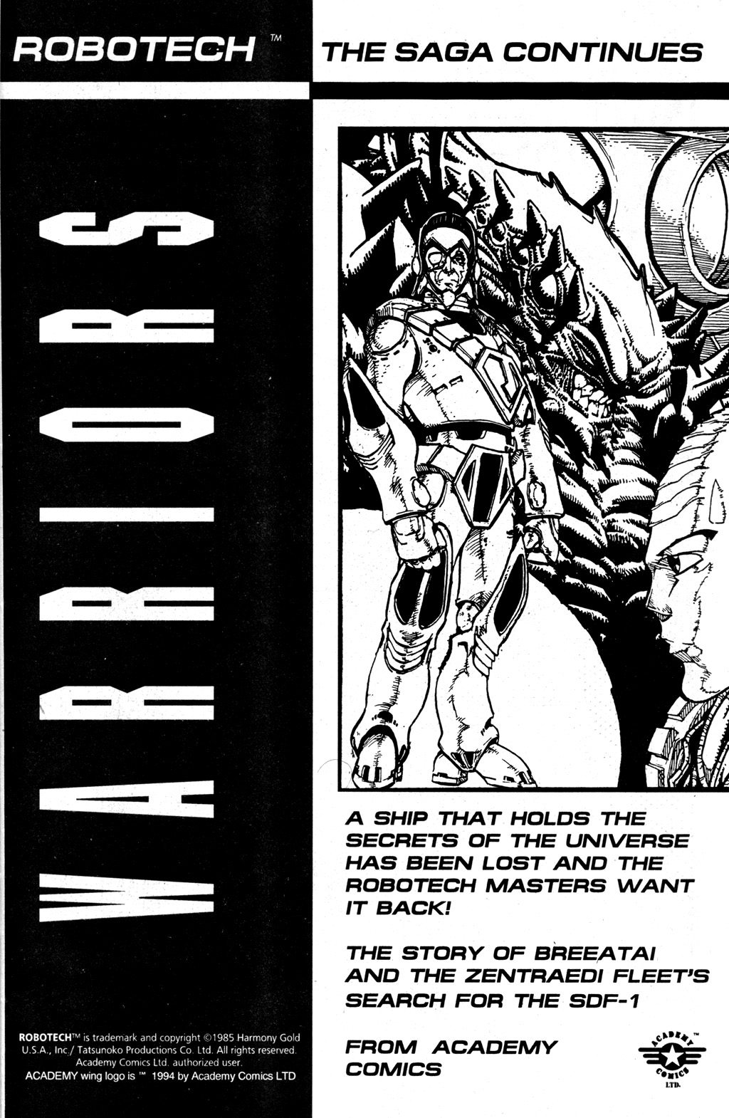 Read online Robotech: Warriors comic -  Issue #3 - 27