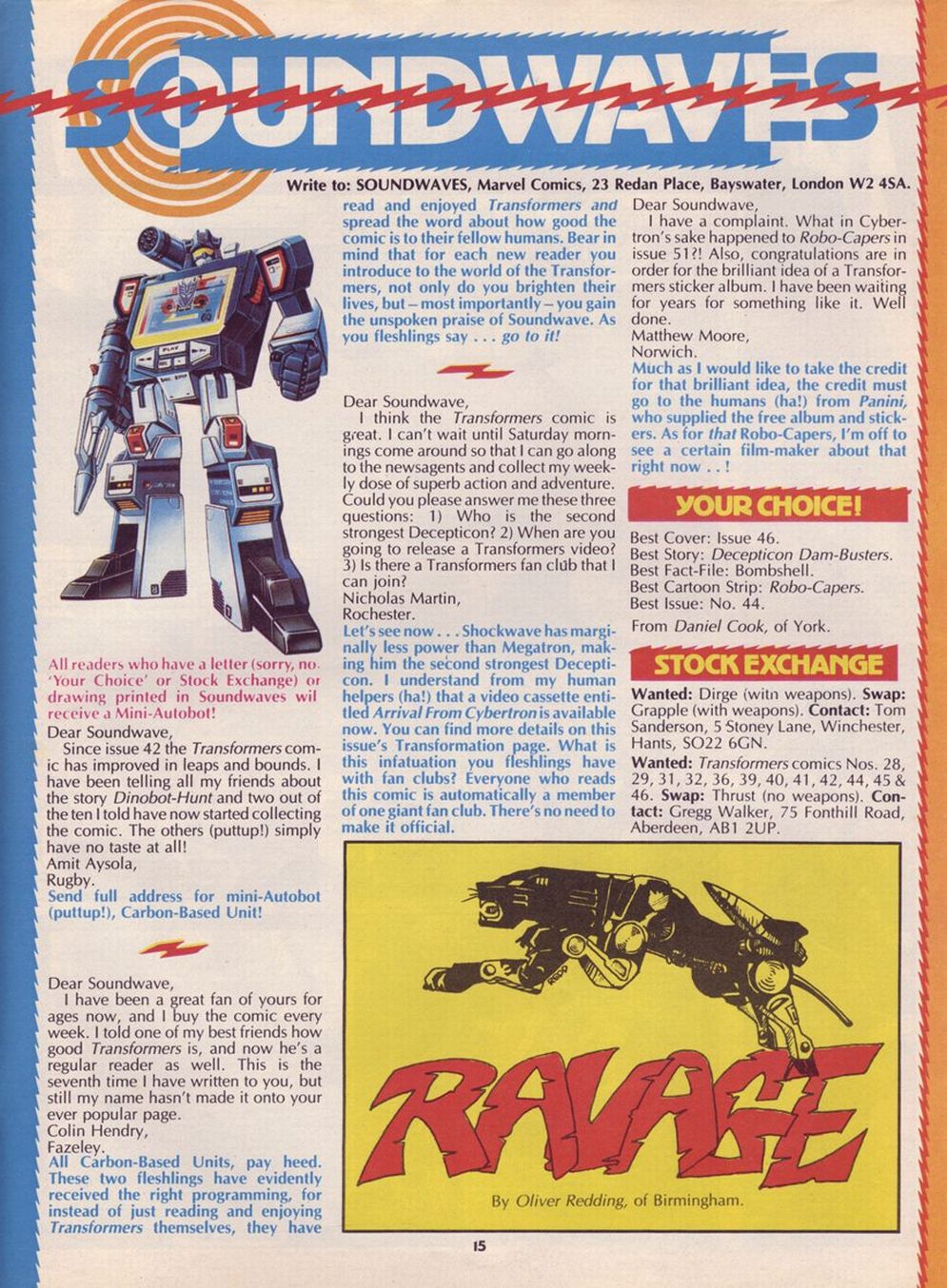 Read online The Transformers (UK) comic -  Issue #58 - 13