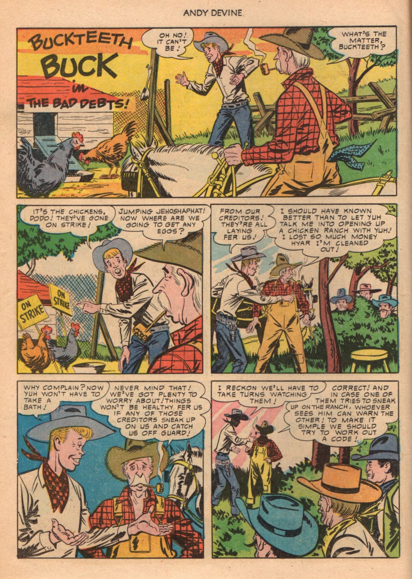 Read online Andy Devine Western comic -  Issue #1 - 14