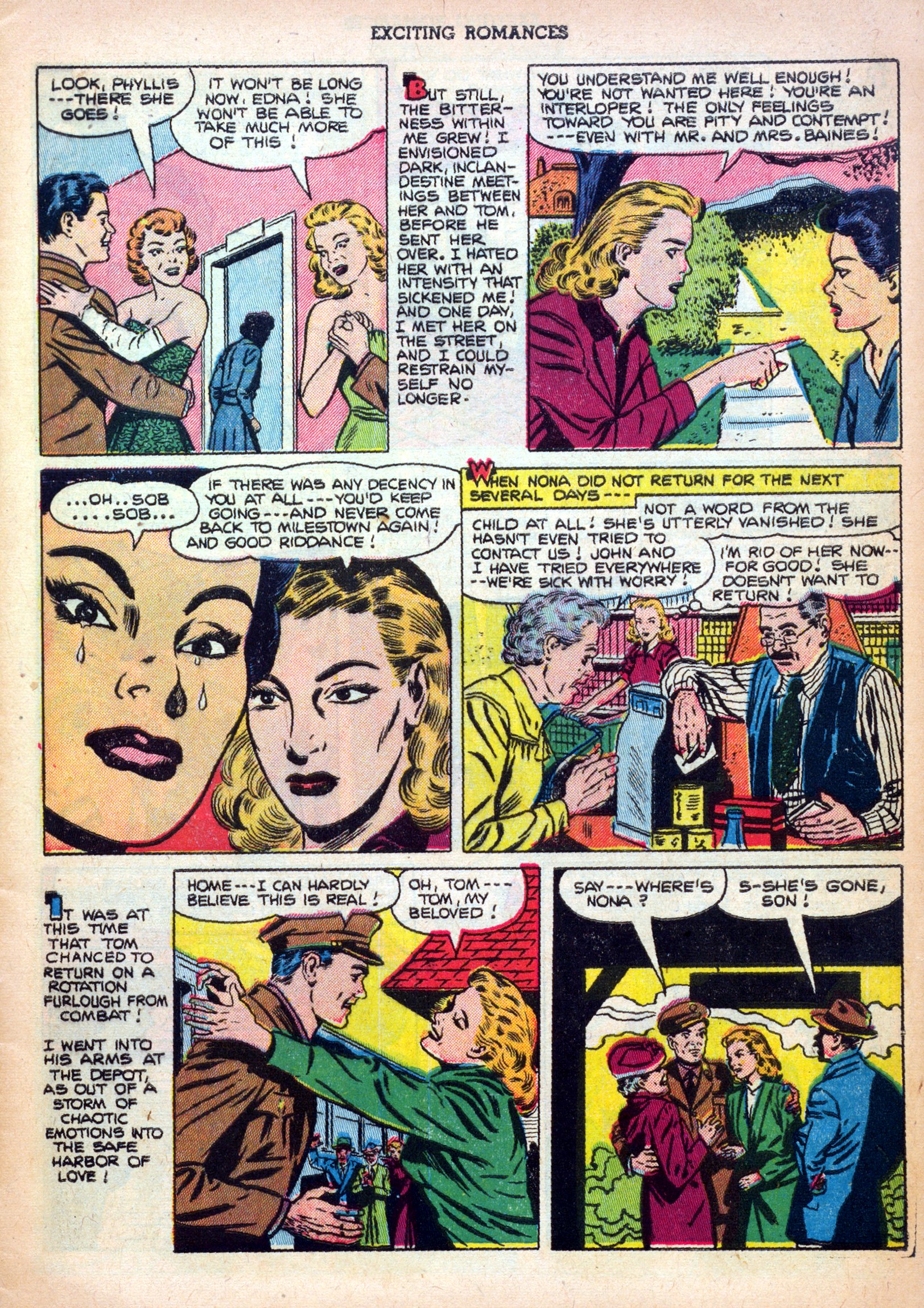 Read online Exciting Romances comic -  Issue #7 - 9