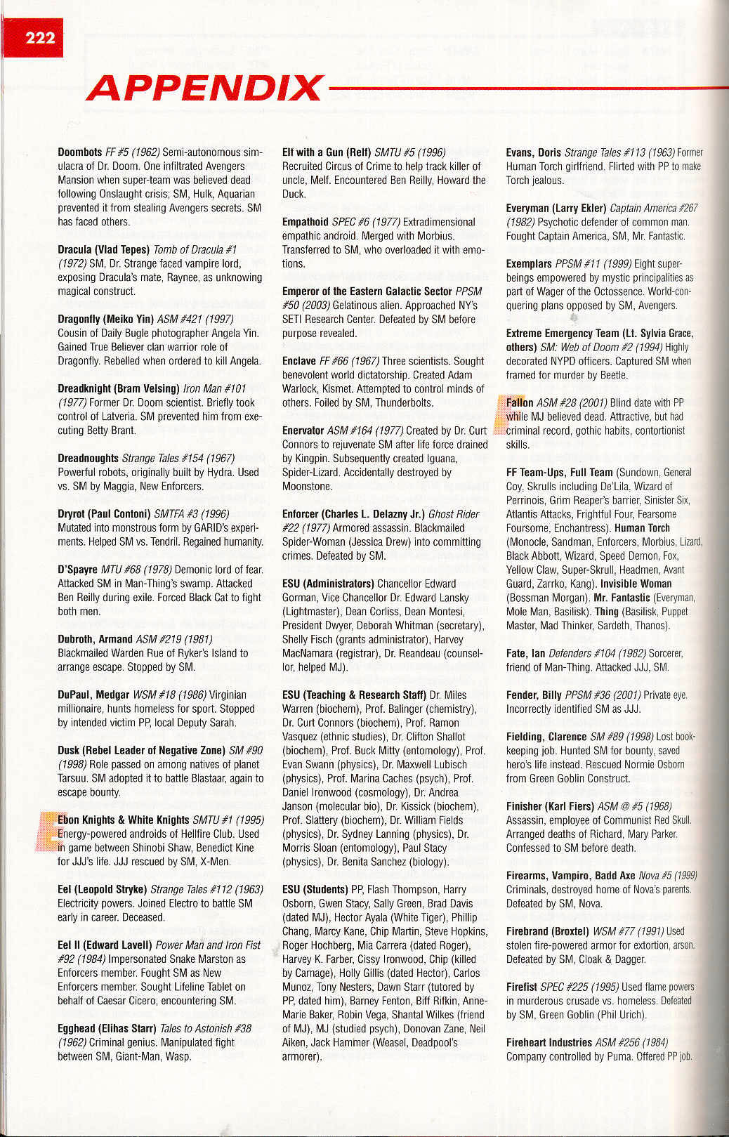 Read online Marvel Encyclopedia comic -  Issue # TPB 4 - 221