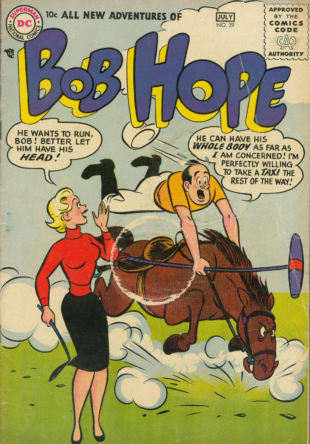 Read online The Adventures of Bob Hope comic -  Issue #39 - 1