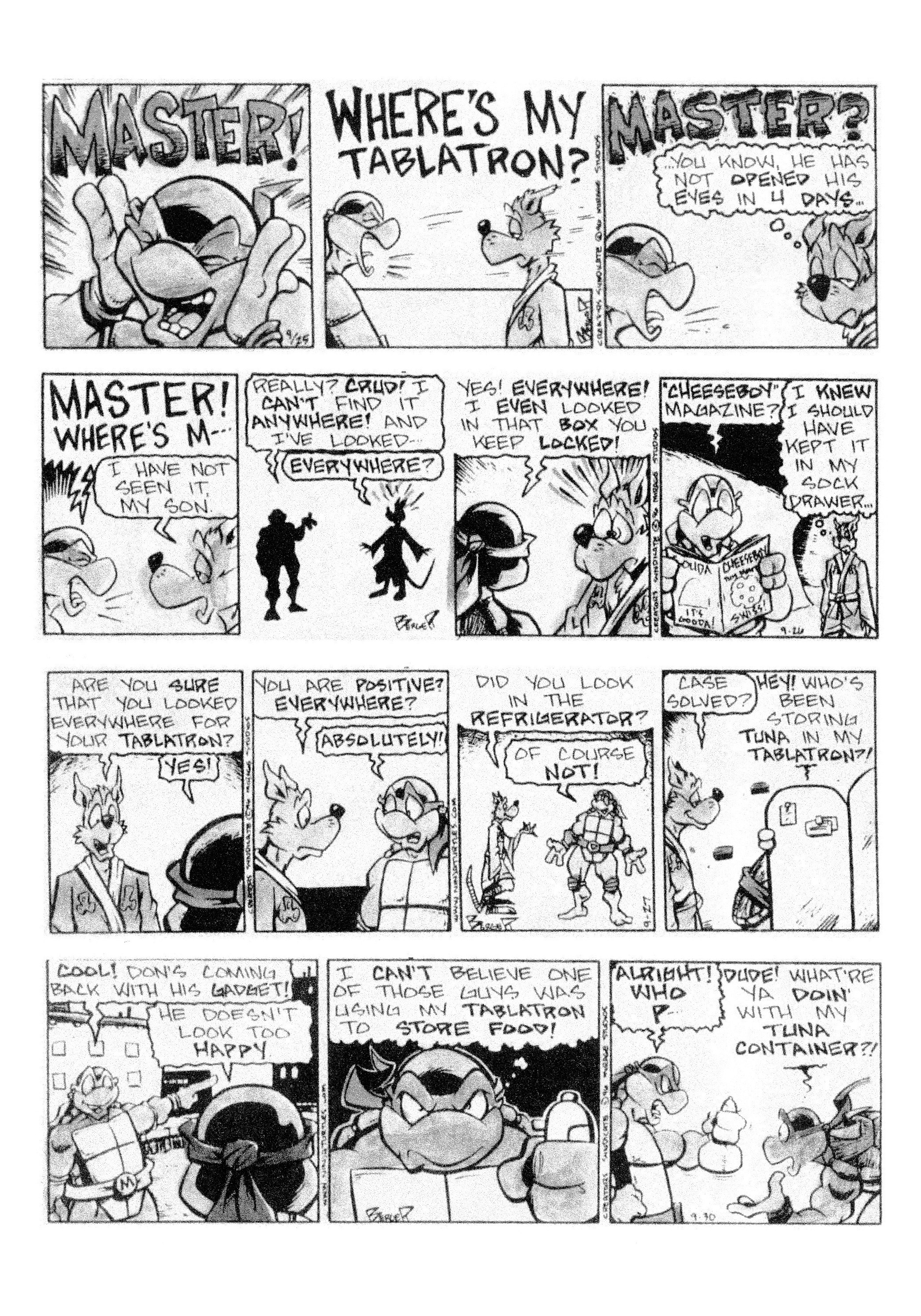Read online Teenage Mutant Ninja Turtles: Complete Newspaper Daily Comic Strip Collection comic -  Issue # TPB 3 (Part 2) - 84