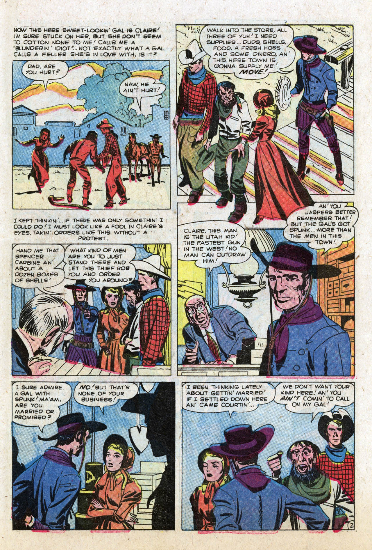 Read online Two Gun Western comic -  Issue #12 - 29