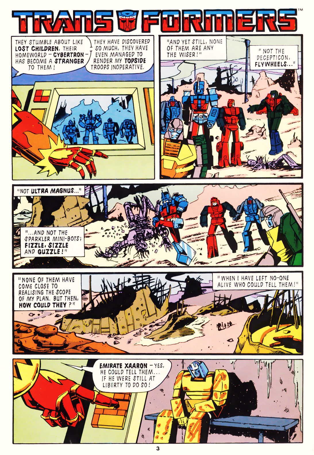 Read online The Transformers (UK) comic -  Issue #166 - 3