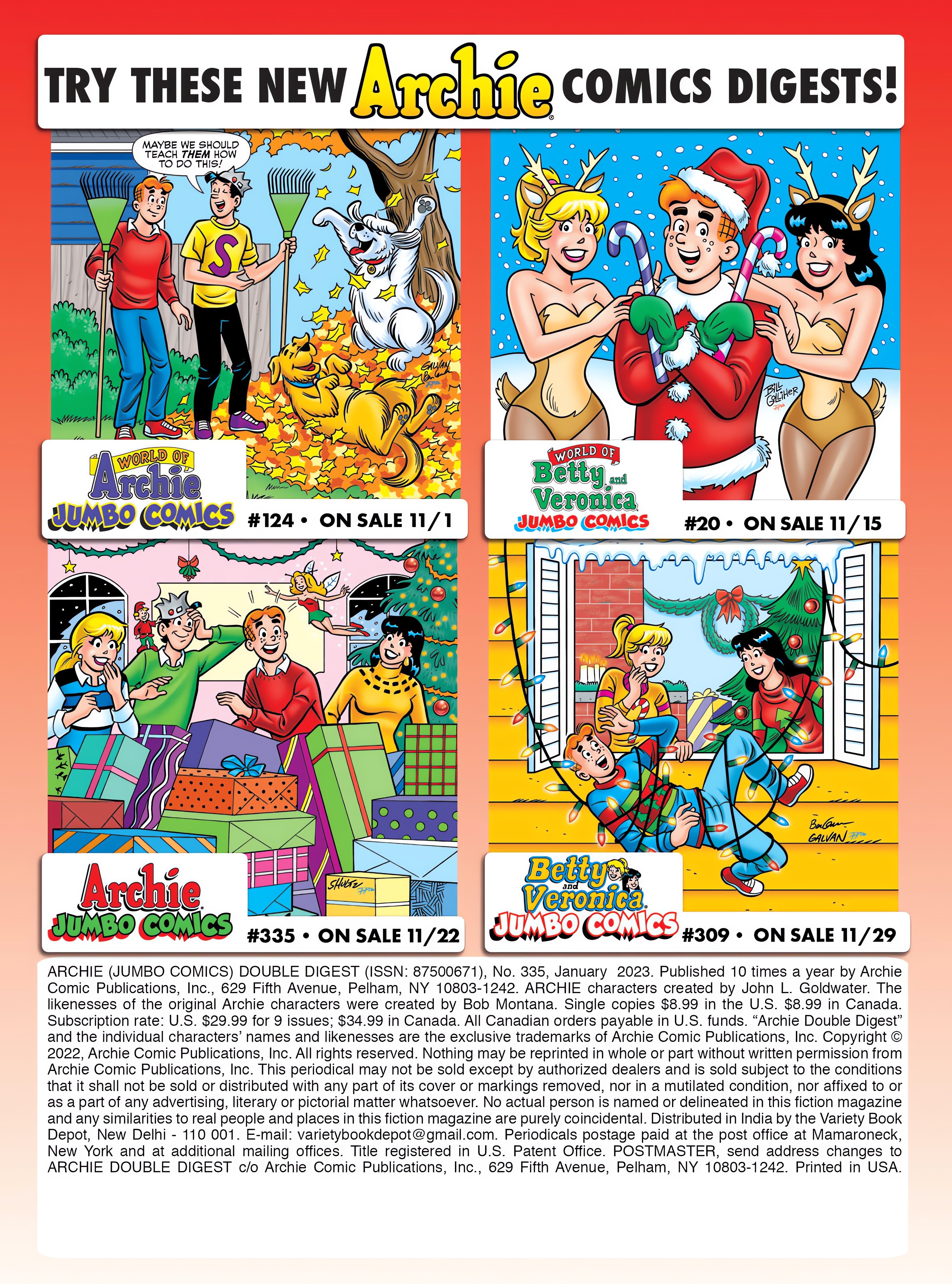 Read online Archie's Double Digest Magazine comic -  Issue #335 - 181