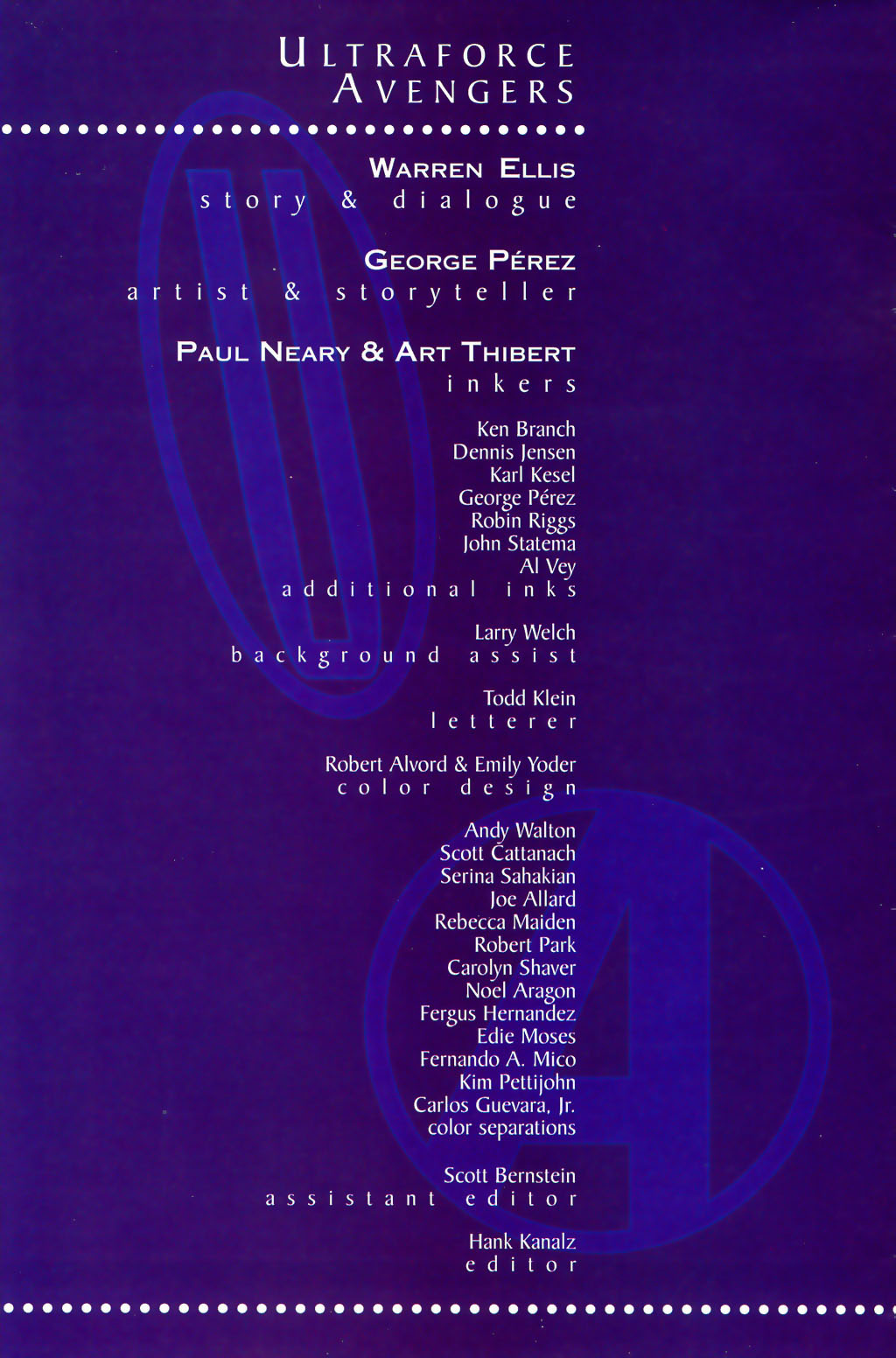 Read online UltraForce/Avengers comic -  Issue # Full - 2