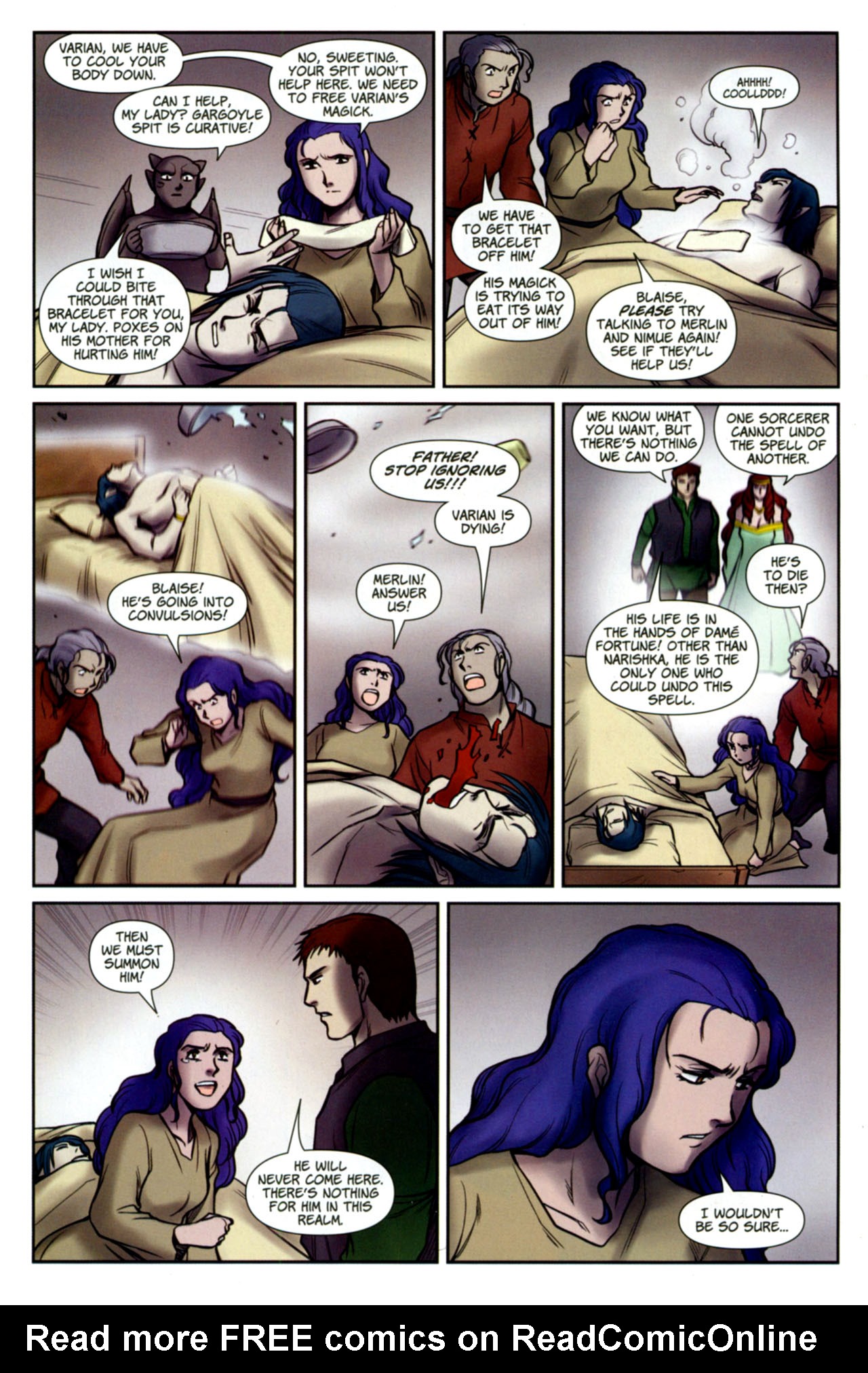 Read online Lords of Avalon: Knight of Darkness comic -  Issue #5 - 22