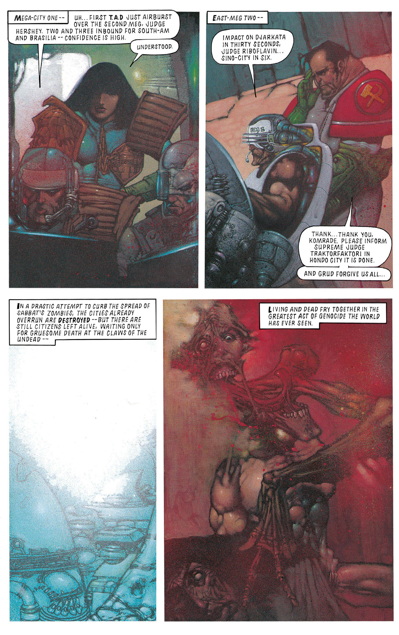 Read online Essential Judge Dredd: Judgement Day comic -  Issue # TPB - 88