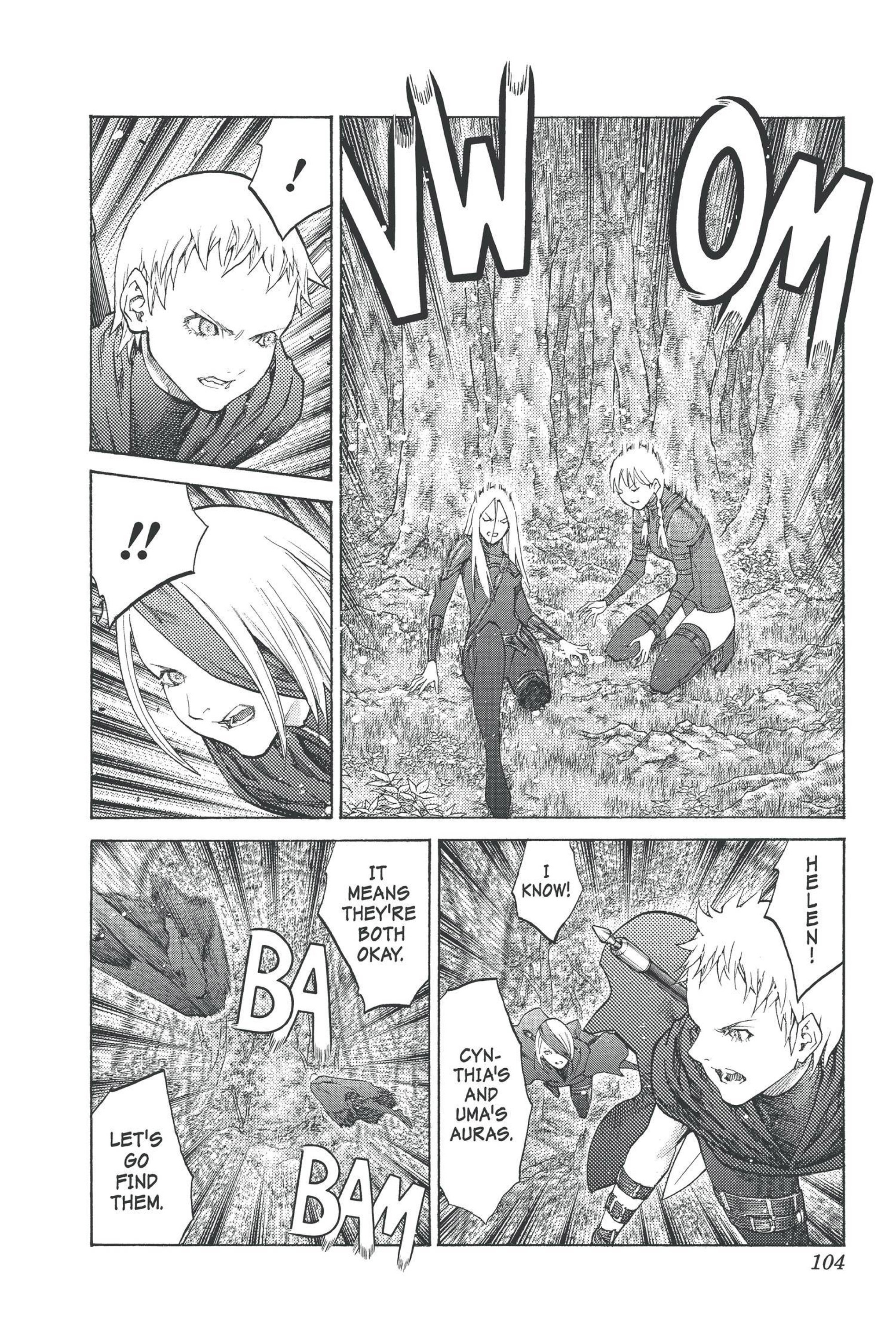 Read online Claymore comic -  Issue #17 - 96