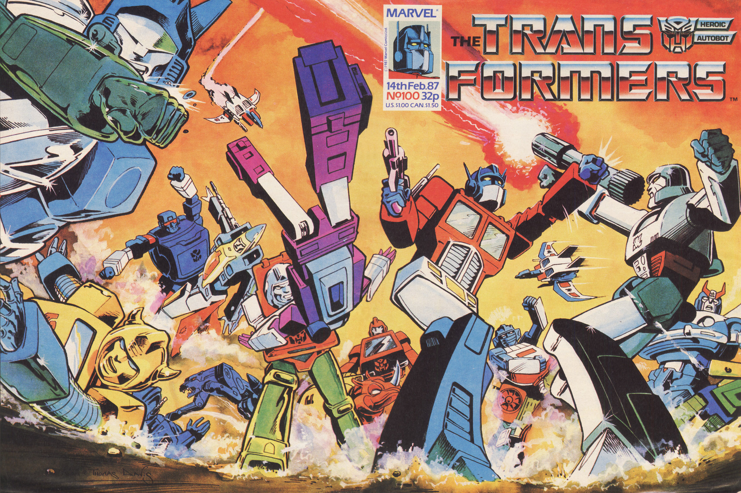 Read online The Transformers (UK) comic -  Issue #100 - 1