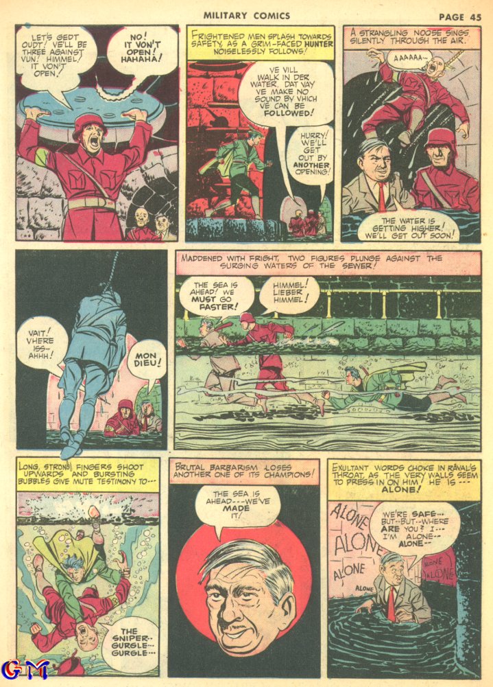 Read online Military Comics comic -  Issue #8 - 47