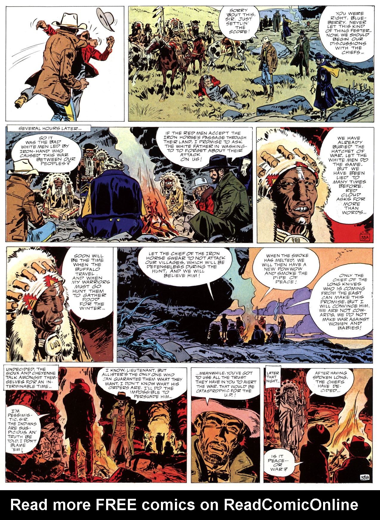 Read online Epic Graphic Novel: Lieutenant Blueberry comic -  Issue #3 - 42