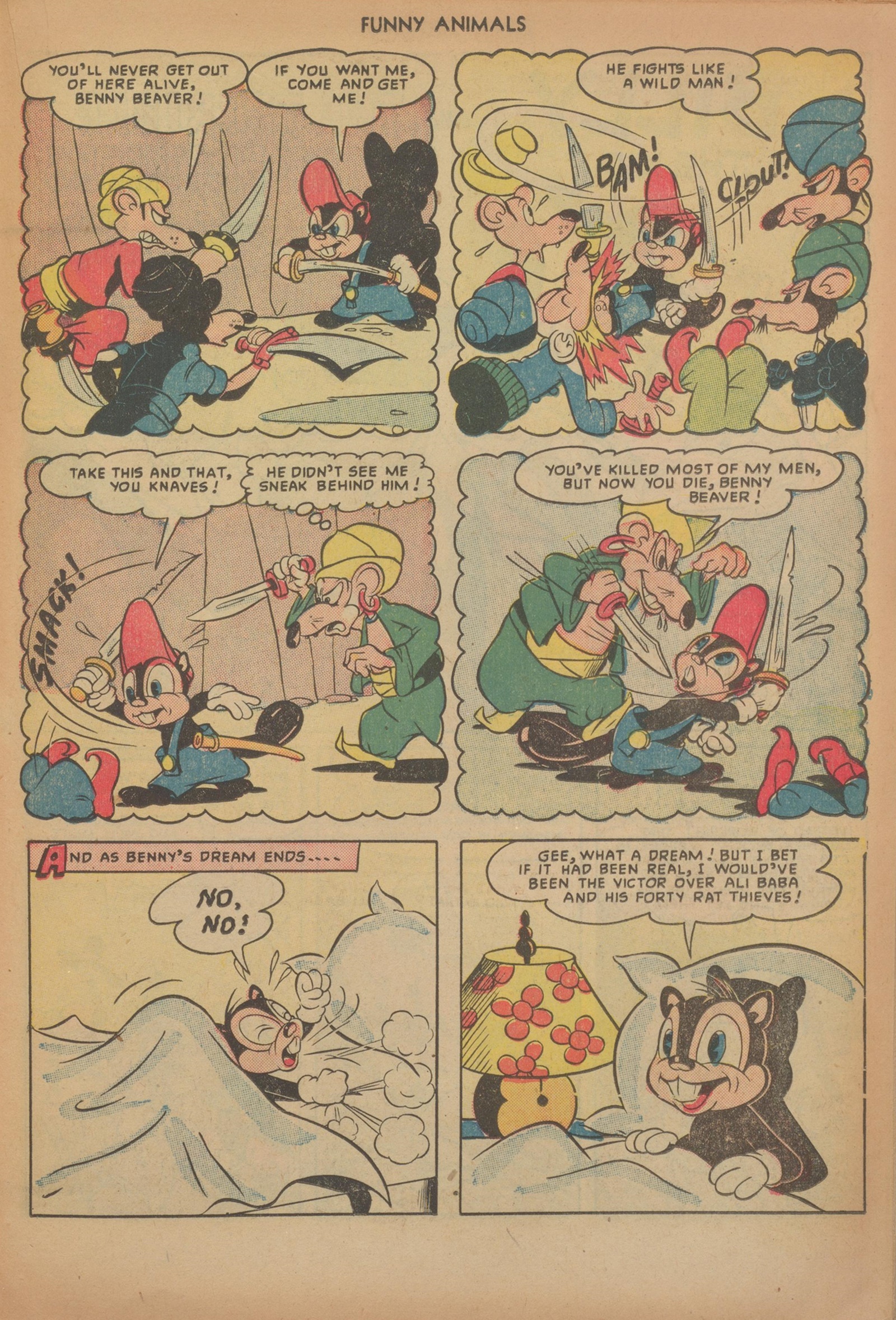 Read online Fawcett's Funny Animals comic -  Issue #64 - 19